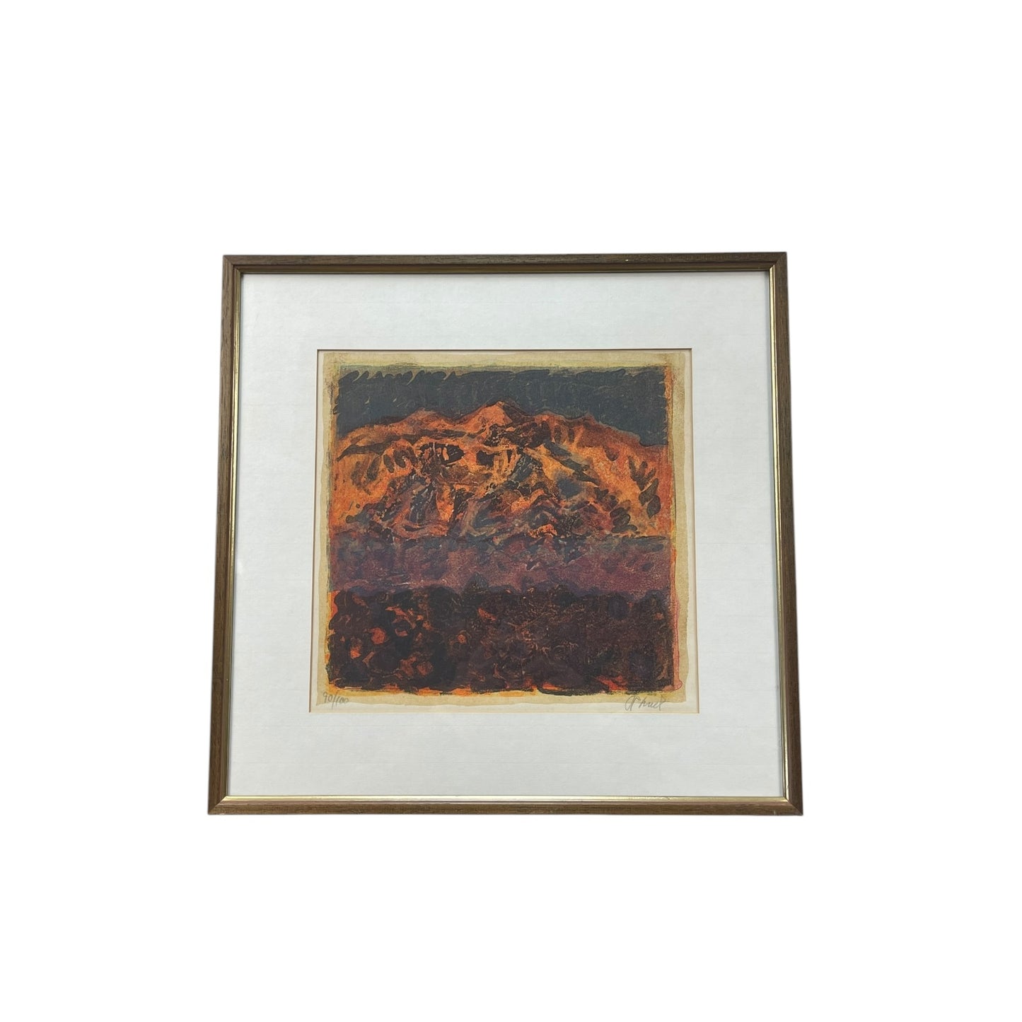 Christian Kruck - Lithografie - 90/100 - gerahmt