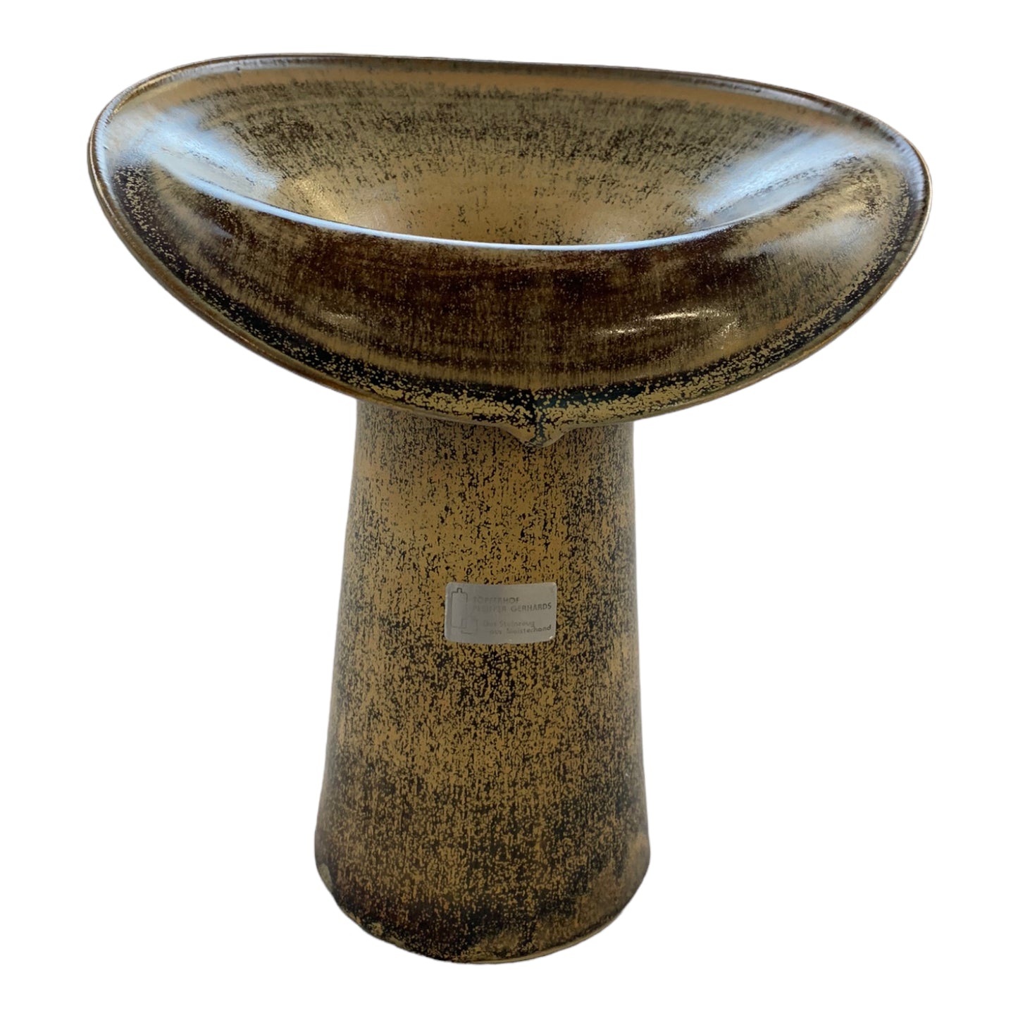 Vintage Pfeiffer Gerhards Keramik - Steingut aus Meisterhand - Vase