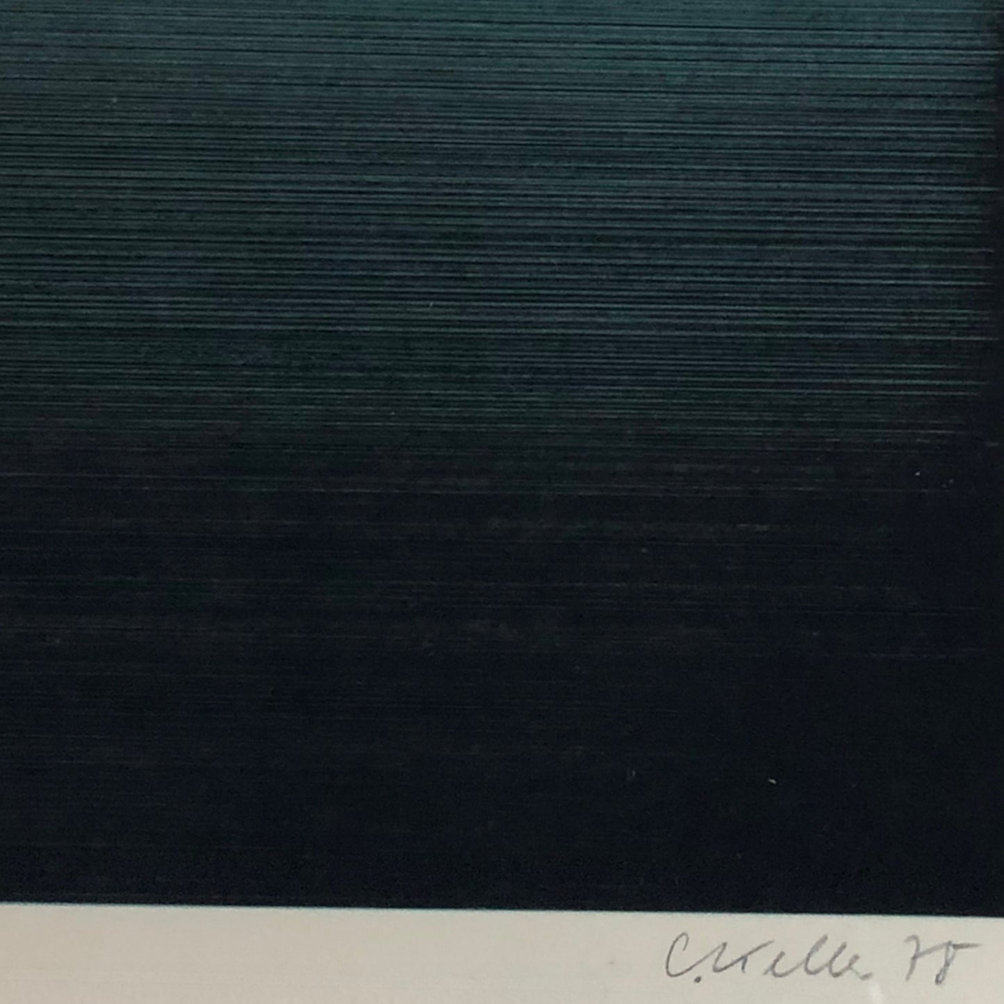 Unknown Artist - "Nähe" - Abstraktes Bild - 1978 - gerahmt