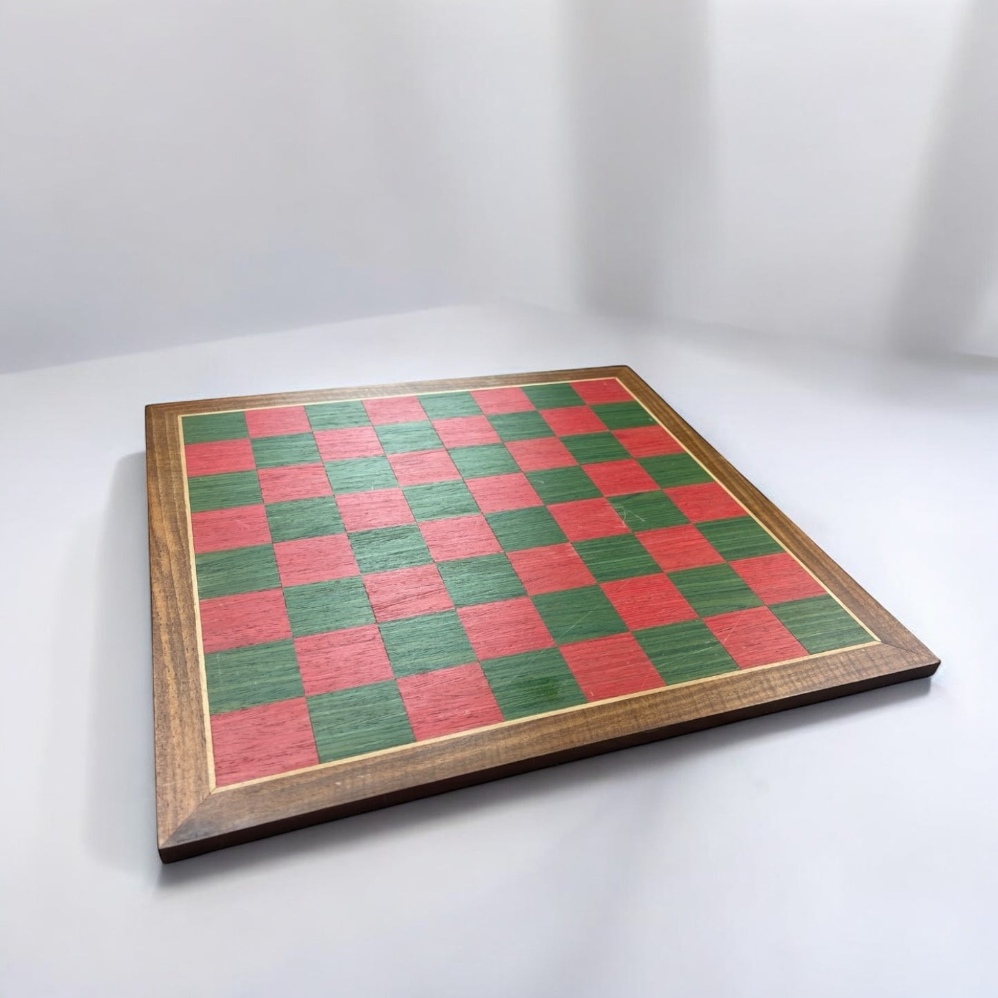 Schachbrett Holz - Schach Holzbrett - Mid Century - Vintage