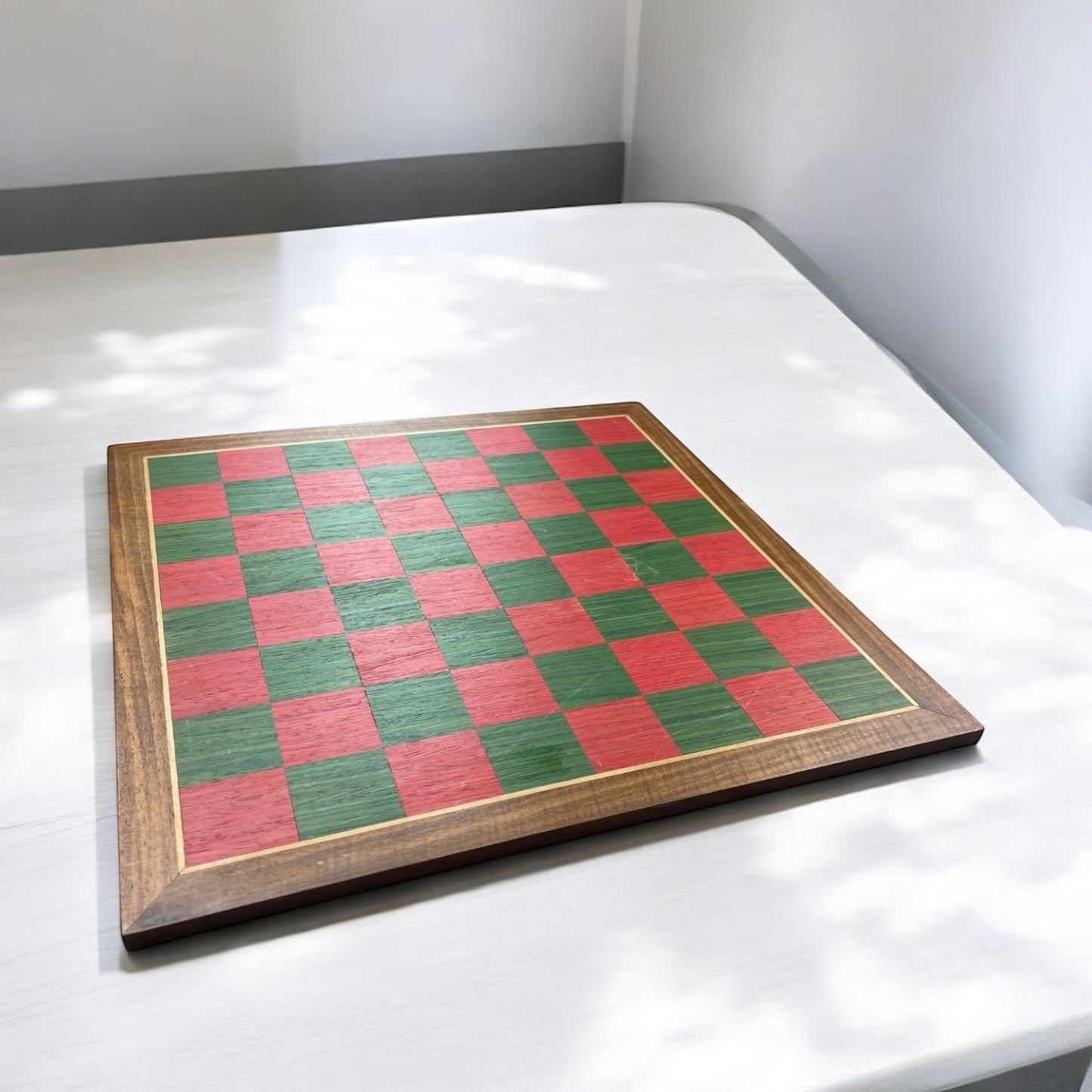 Schachbrett Holz - Schach Holzbrett - Mid Century - Vintage