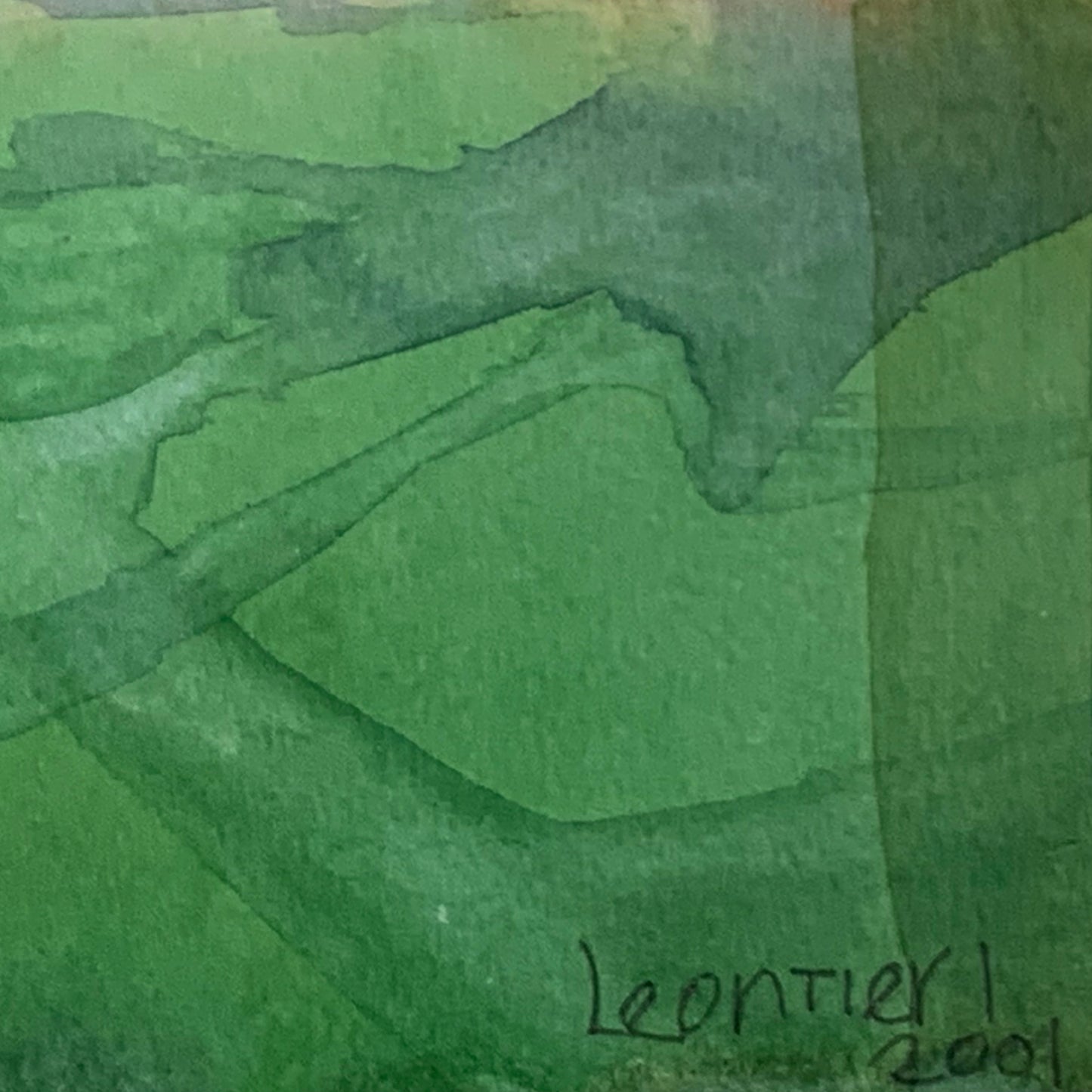 Igor Leontiev - Abstraktes Gemälde - 2001 - gerahmt