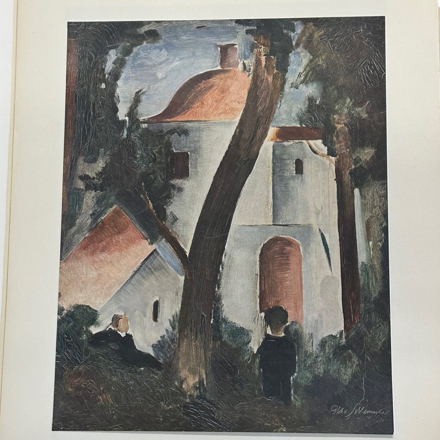 Oskar Schlemmer - 12 farbige Reproduktionen mit Einleitung von Georg Schmidt - Grafikmappe