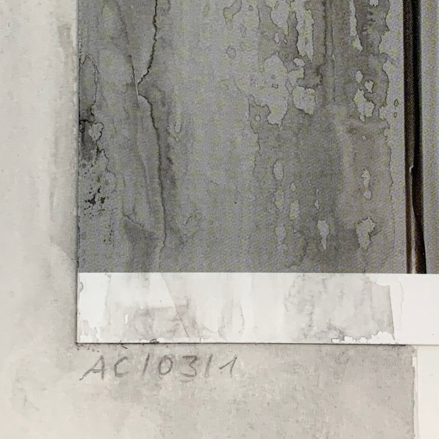 Unknown Artist - Abstraktes Kunstwerk AC/03/1  - gerahmt