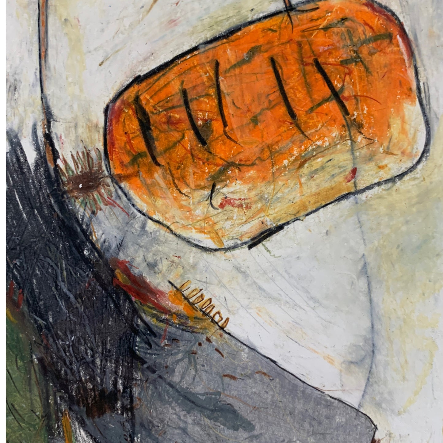 Gerald Nigl - Abstraktes Gemälde - 2001 - gerahmt