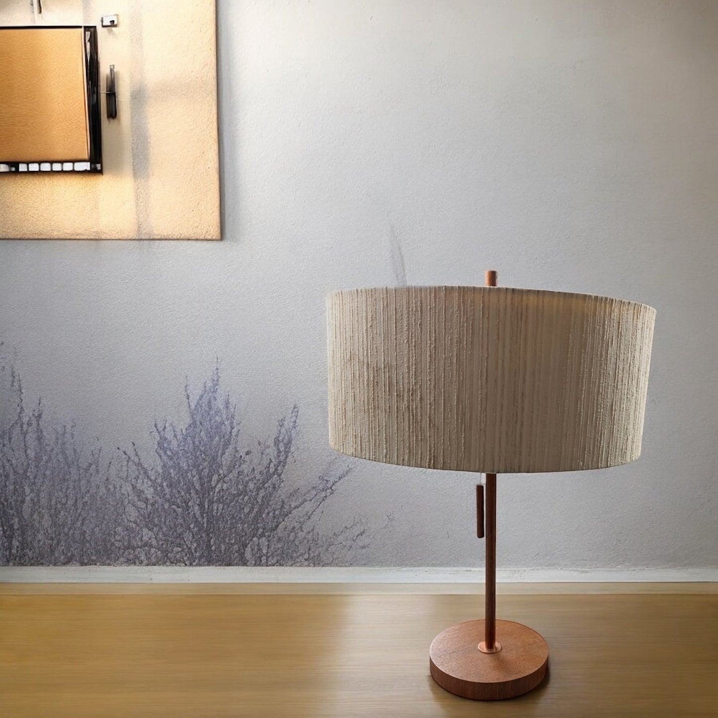 Teak Temde Typ 25 Tischlampe Mid Century