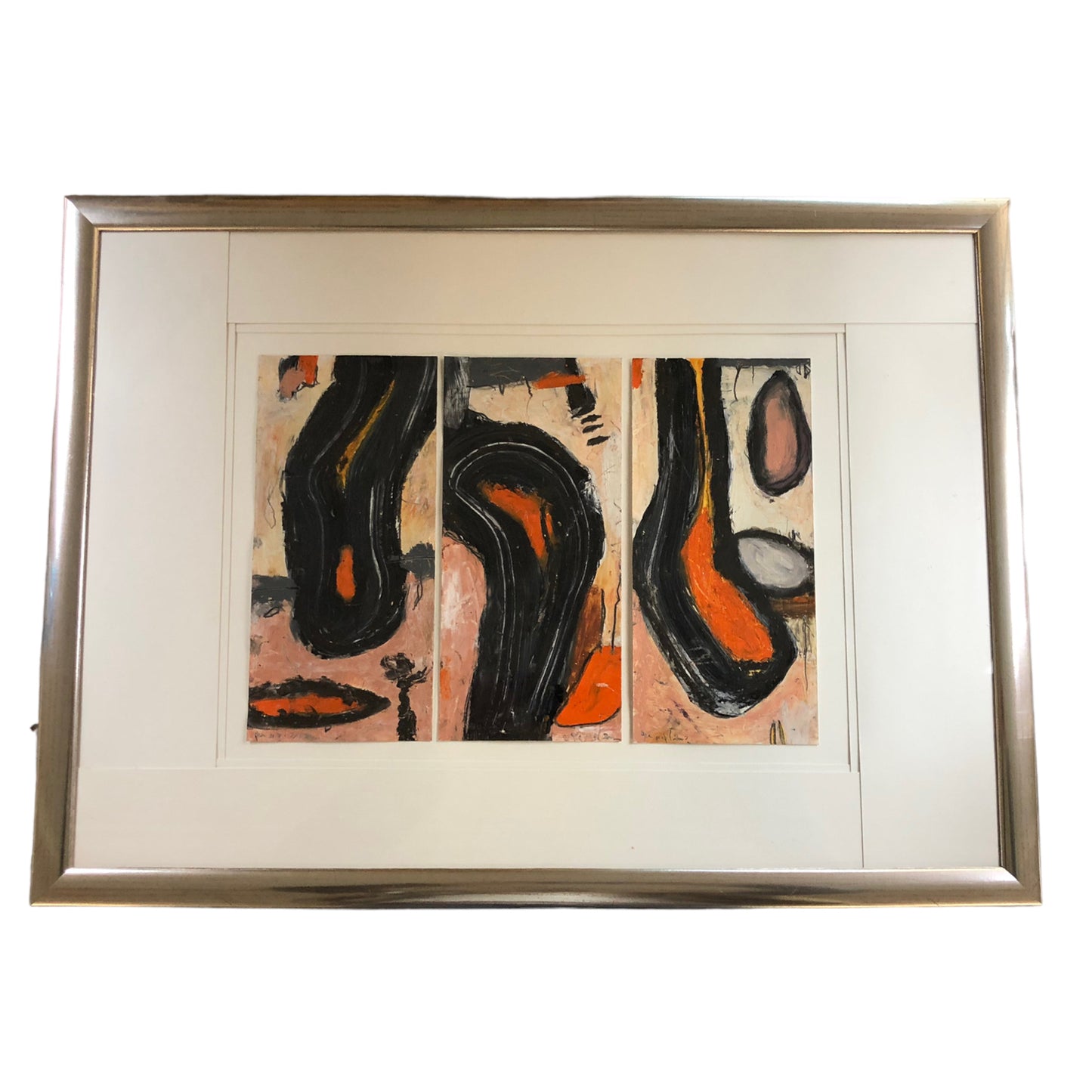 Gerald Nigl - 3x Abstrakte Gemälde - Serie - 2002 - gerahmt