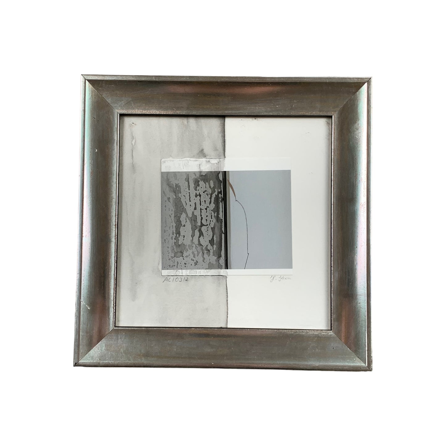 Unknown Artist - Abstraktes Kunstwerk AC/03/2 - gerahmt