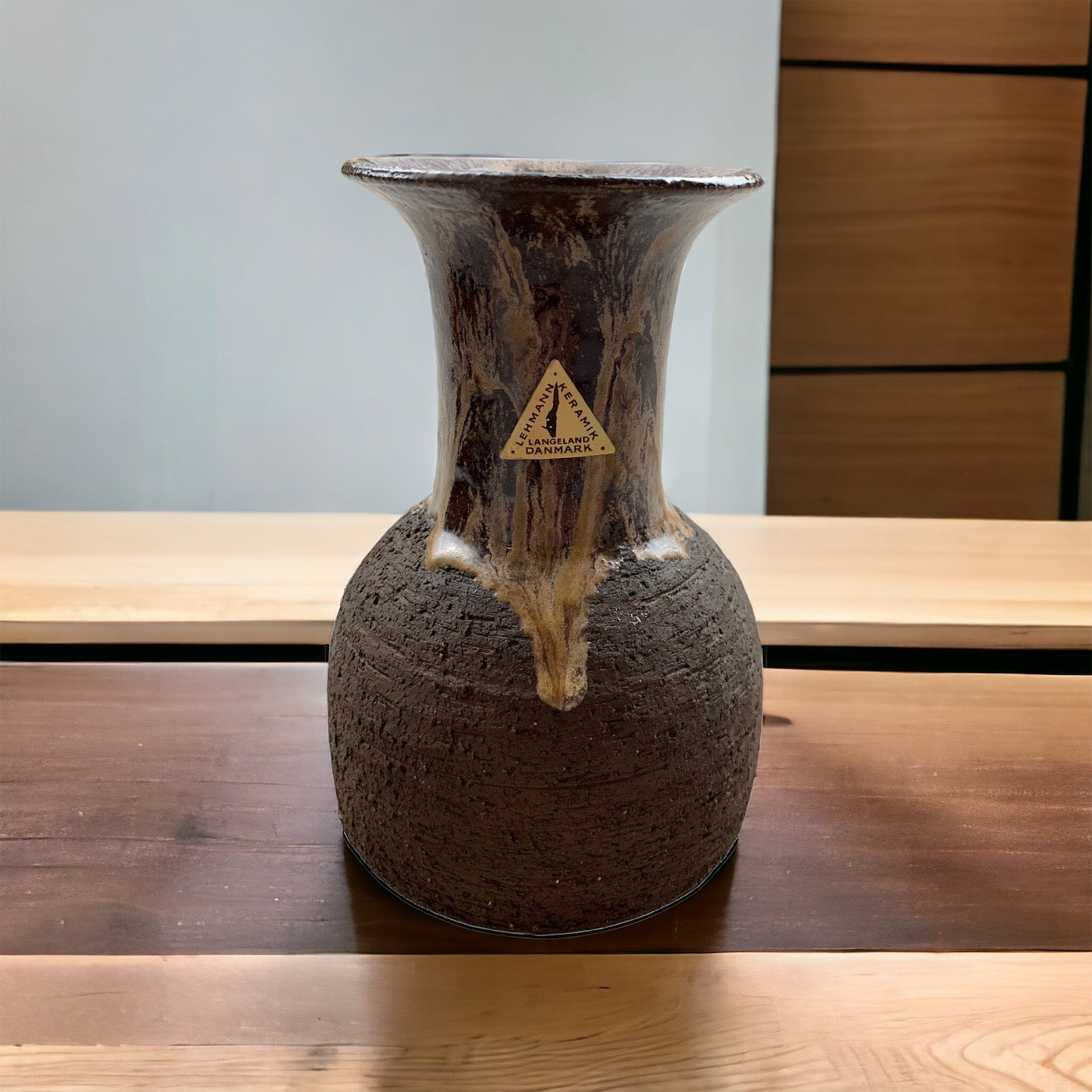 Vintage Lehmann Keramik - Langeland Danmark Vase