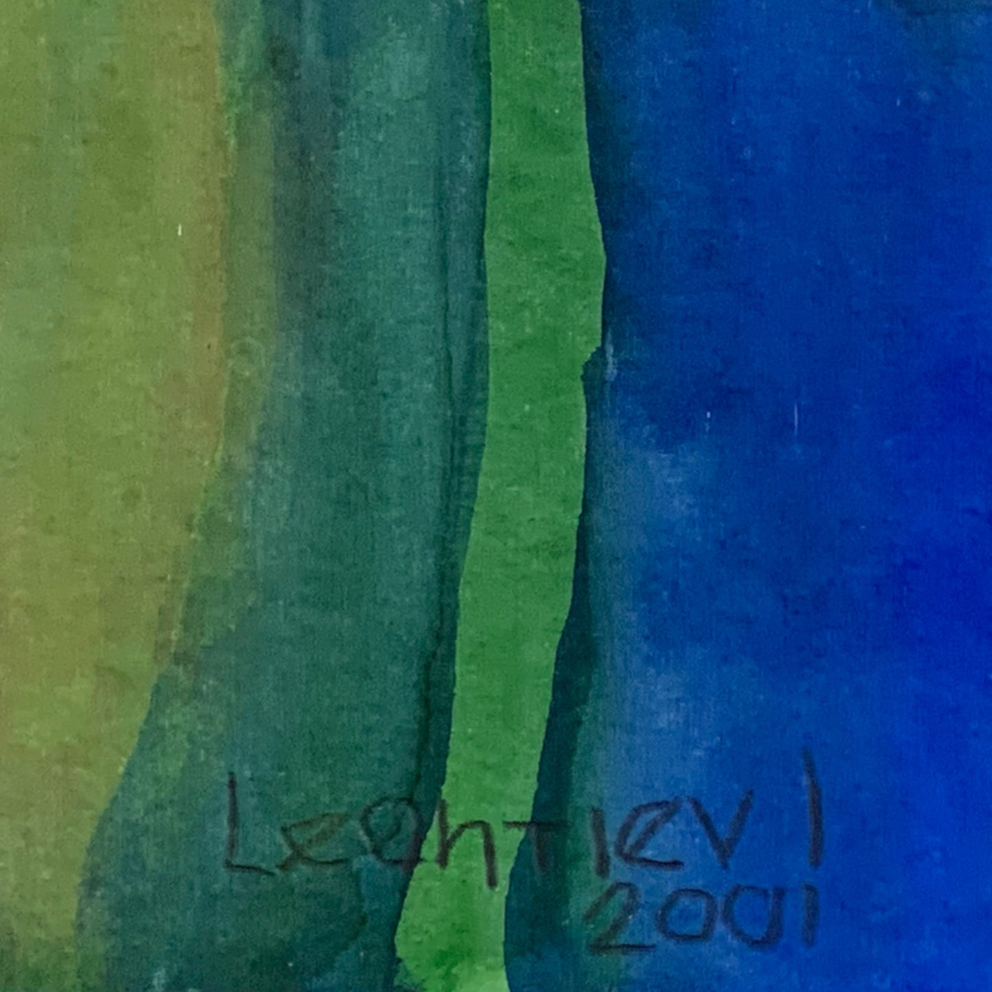 Igor Leontiev - Abstraktes Gemälde - 2001 - gerahmt