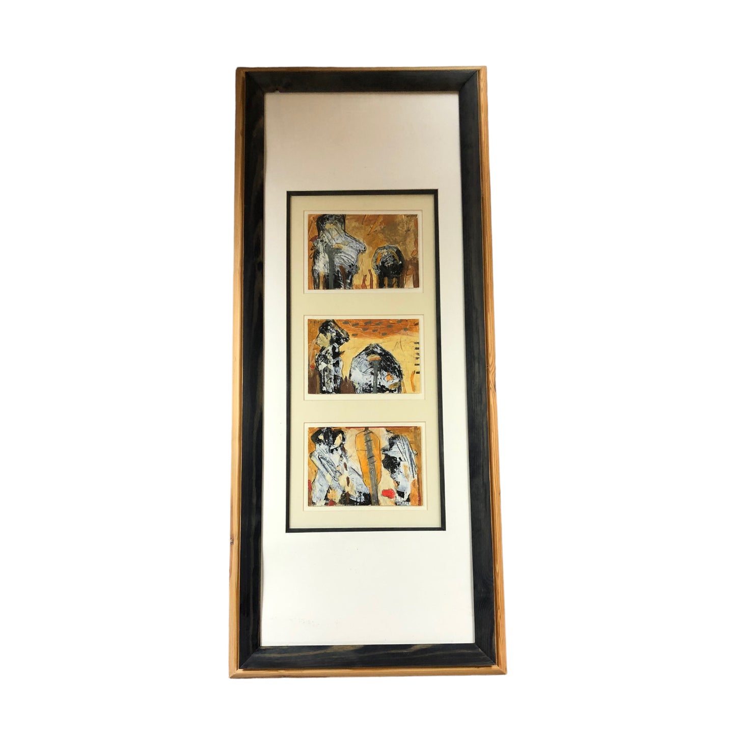 Gerald Nigl - 3x Abstrakte Gemälde - Serie - 2003 - gerahmt