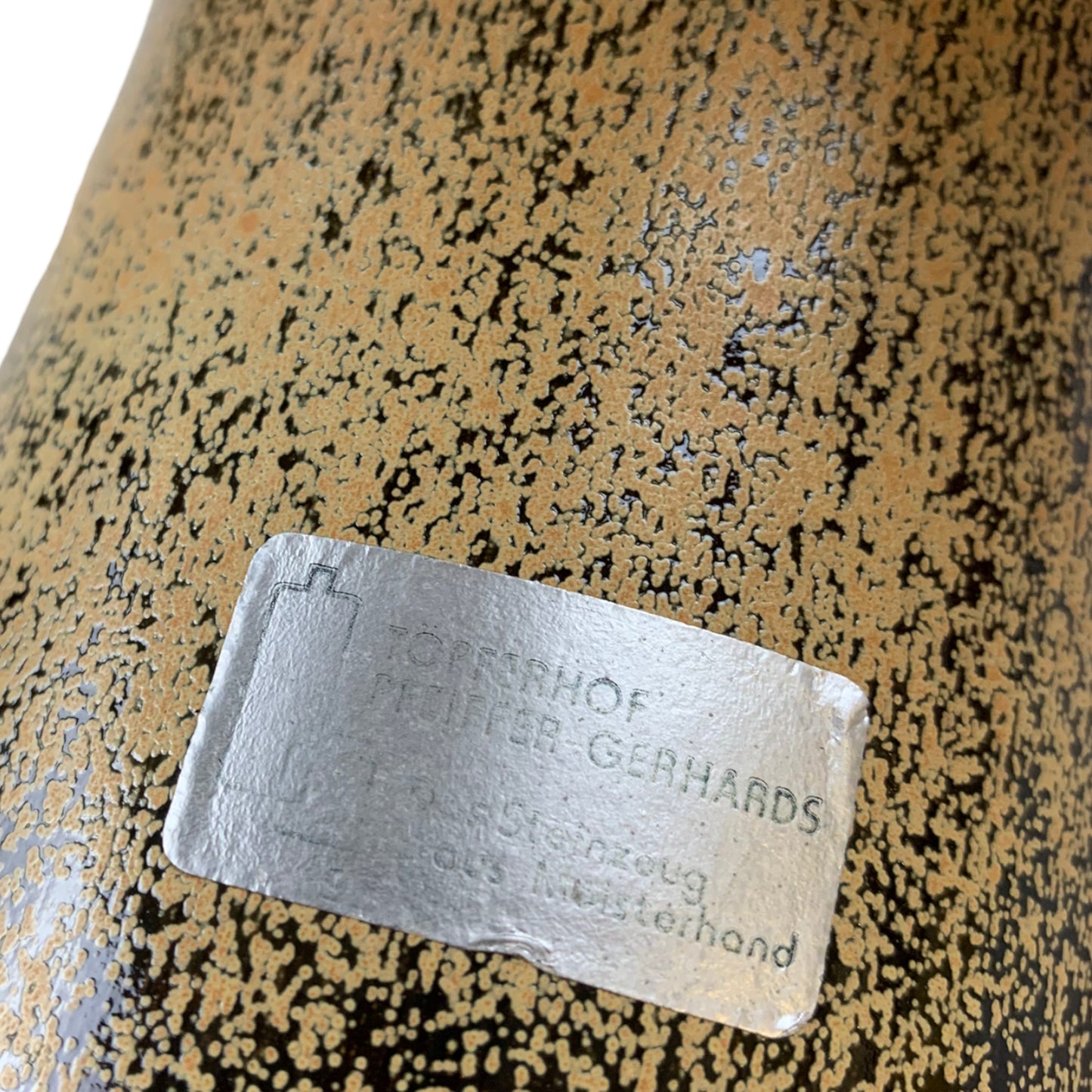 Vintage Pfeiffer Gerhards Keramik - Steingut aus Meisterhand - Vase