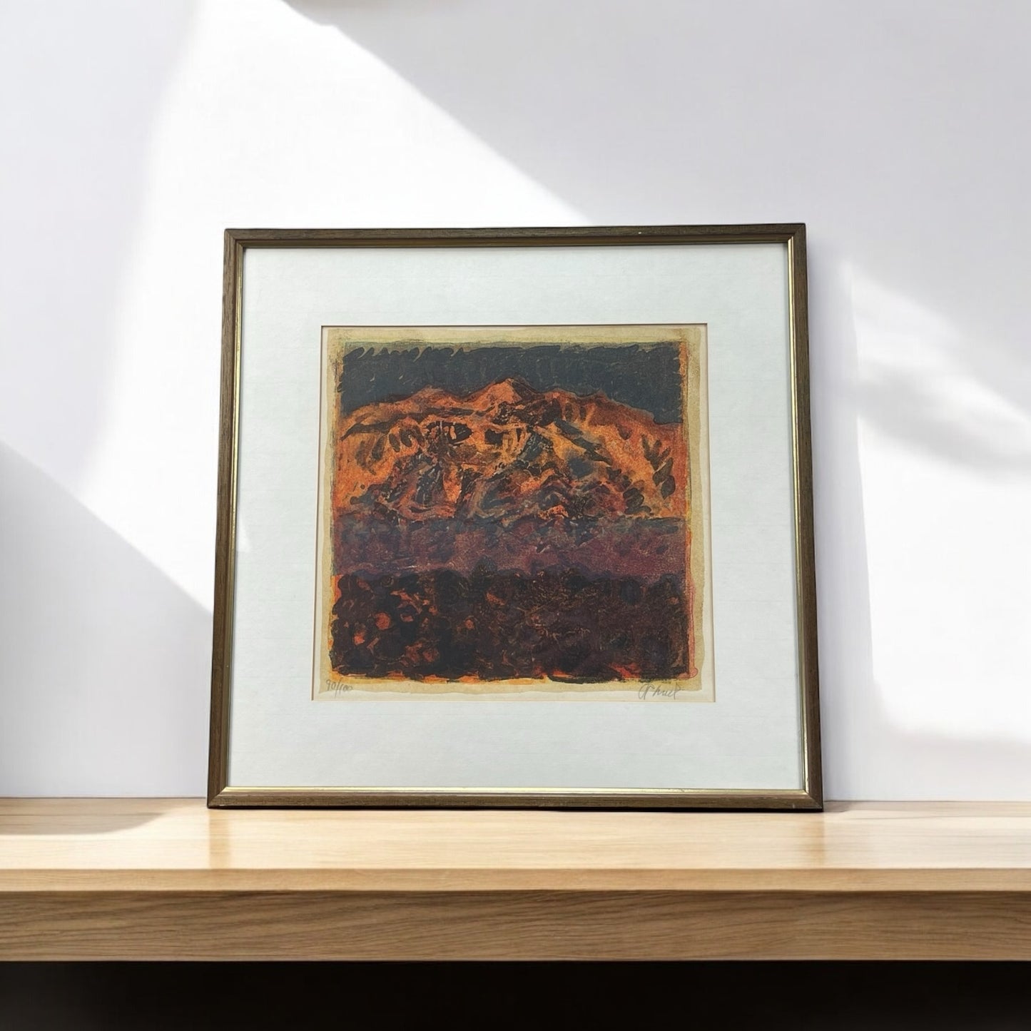 Christian Kruck - Lithografie - 90/100 - gerahmt