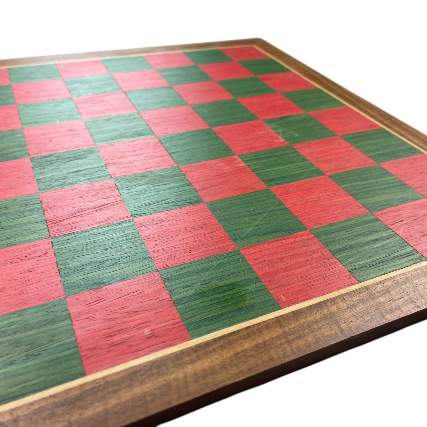 Schachbrett Holz - Schach Holzbrett - Mid Century - Vintage