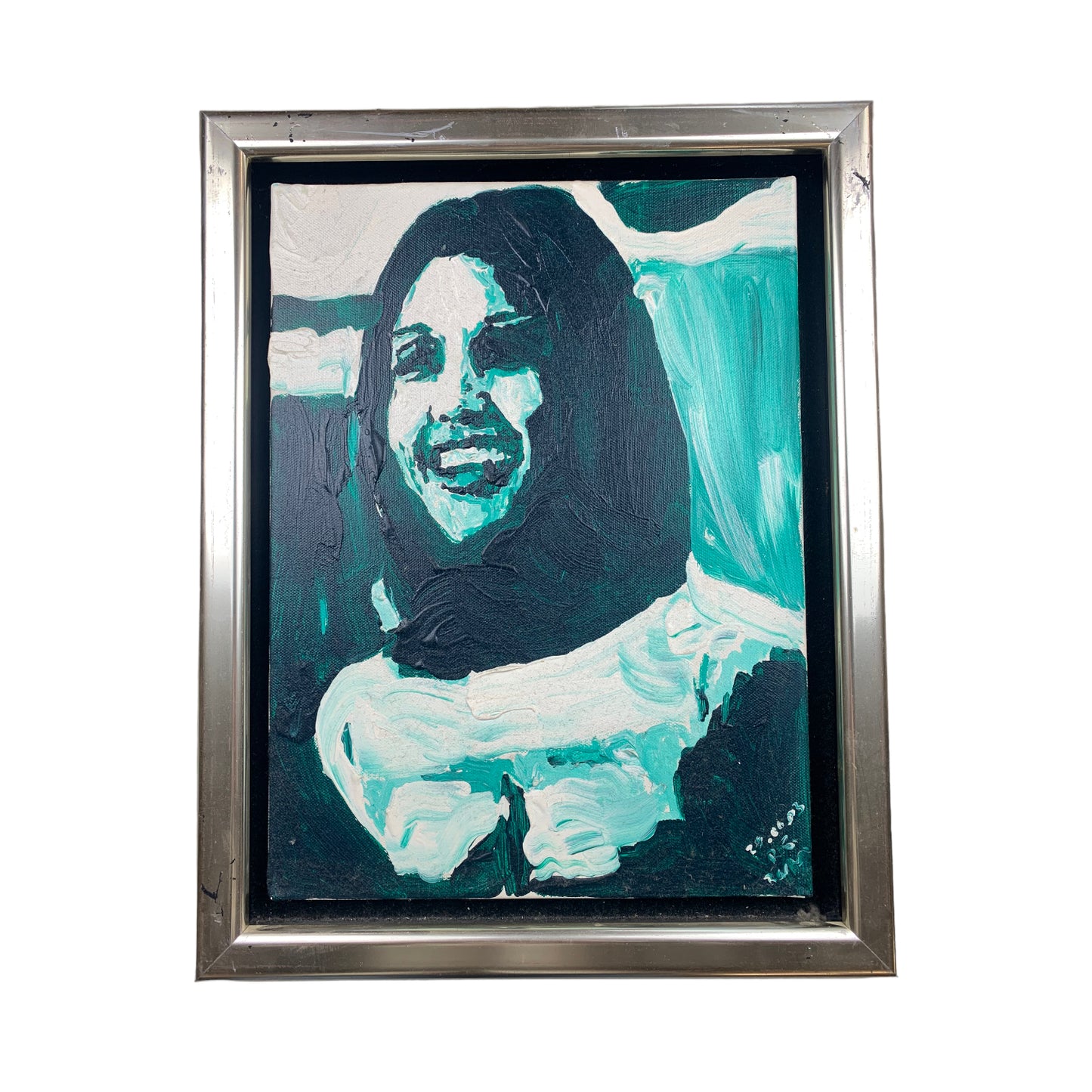 Unknown Artist - Abstraktes Frauen Portrait - gerahmt
