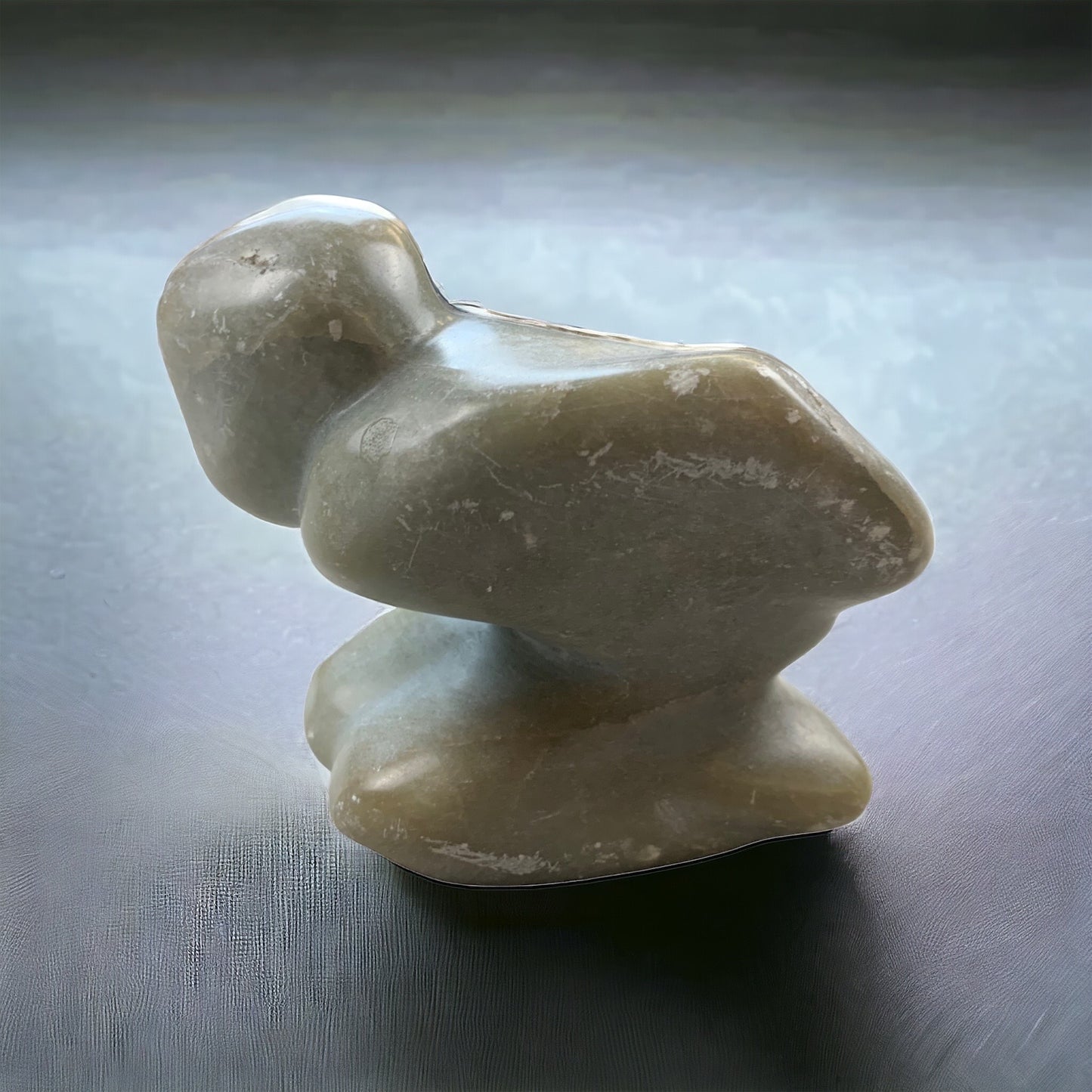 Vintage Steinskulptur - Figur Abstrakt Skulptur - Handmade