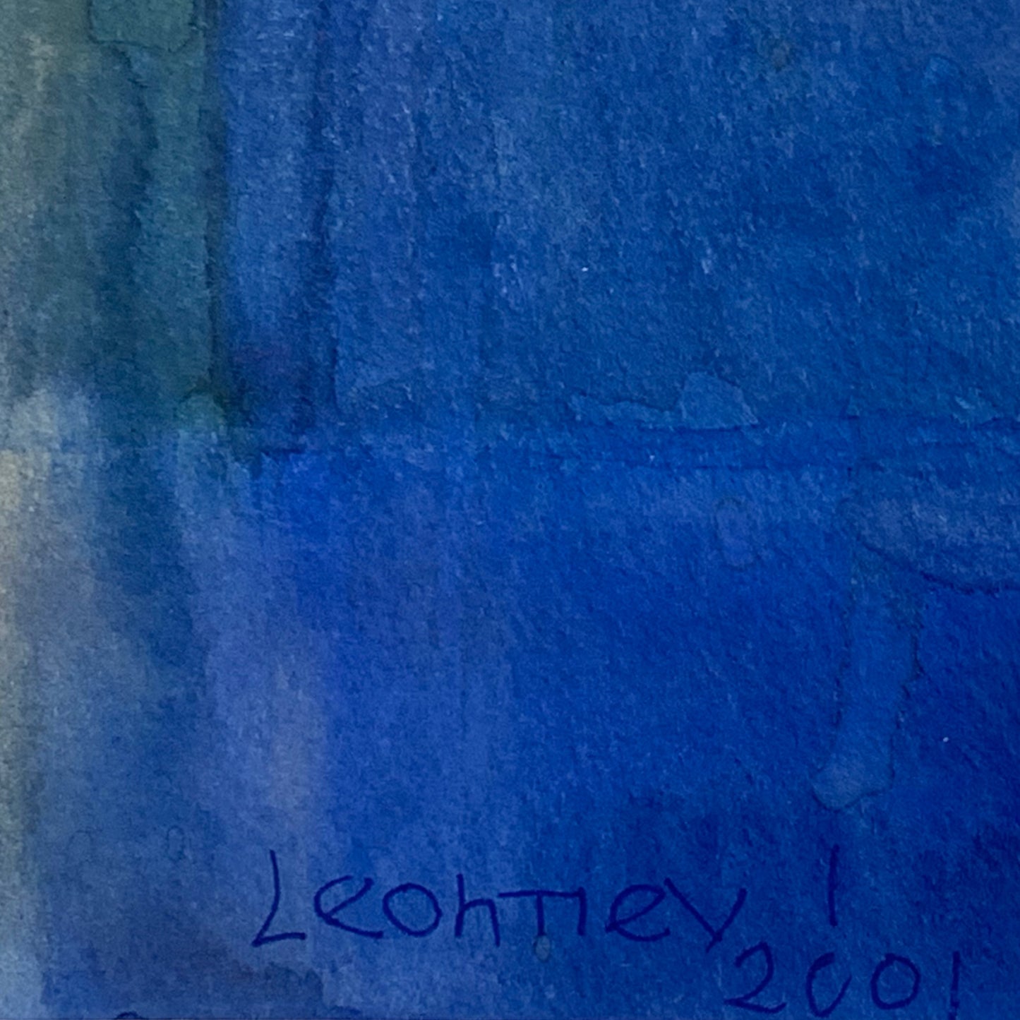 Igor Leontiev - Abstraktes Gemälde - 2001 - gerahmt