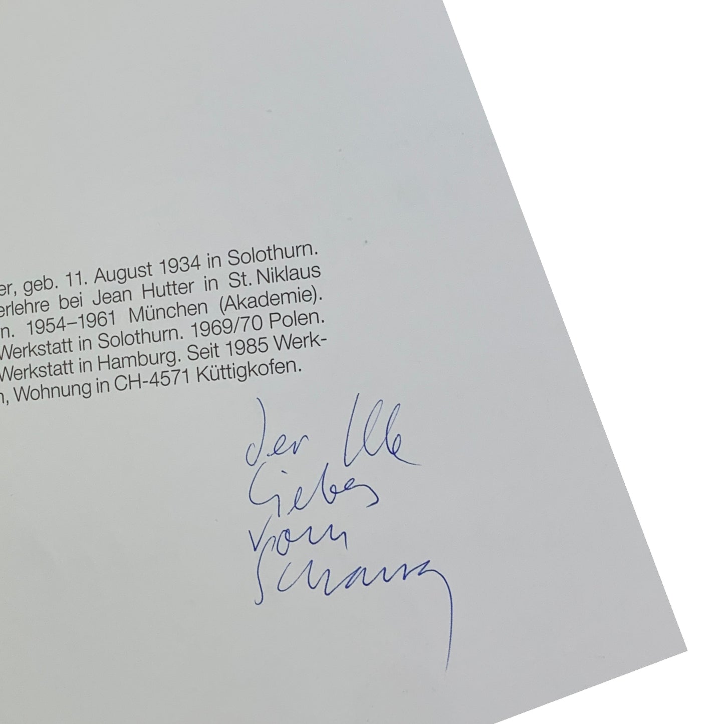Schang Hutter - Figuen und Zeichnungen von Schang Hutter in der Galerie Medici 1987 - Buch