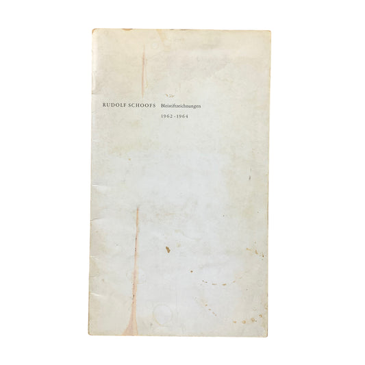 Rudolf Schoofs - Bleistiftzeichnungen 1962-1964 - Bildband - Ausstellungsheft - Buch