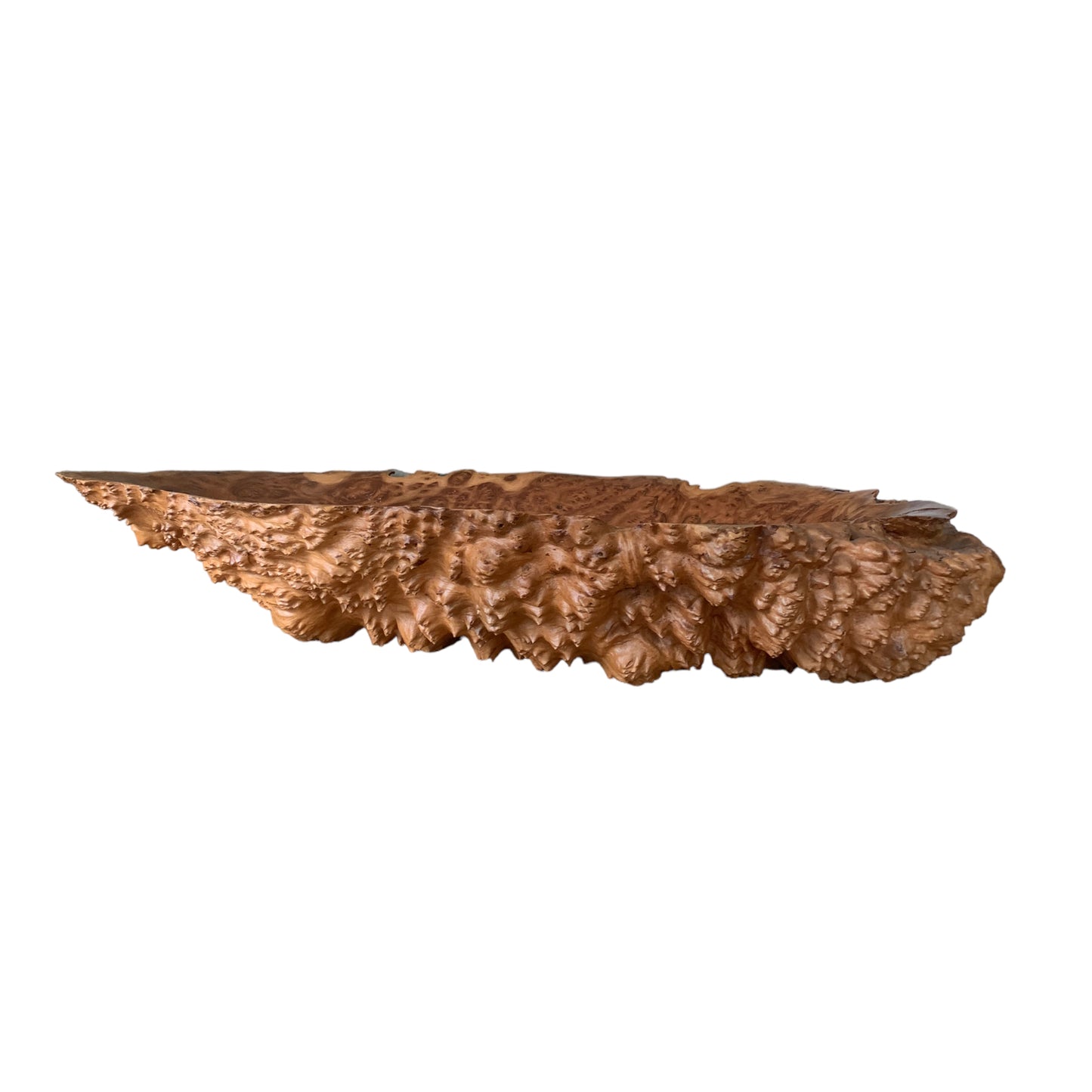 vintage arty Goldfields handcrafted Black Burl Holzschale - Schale