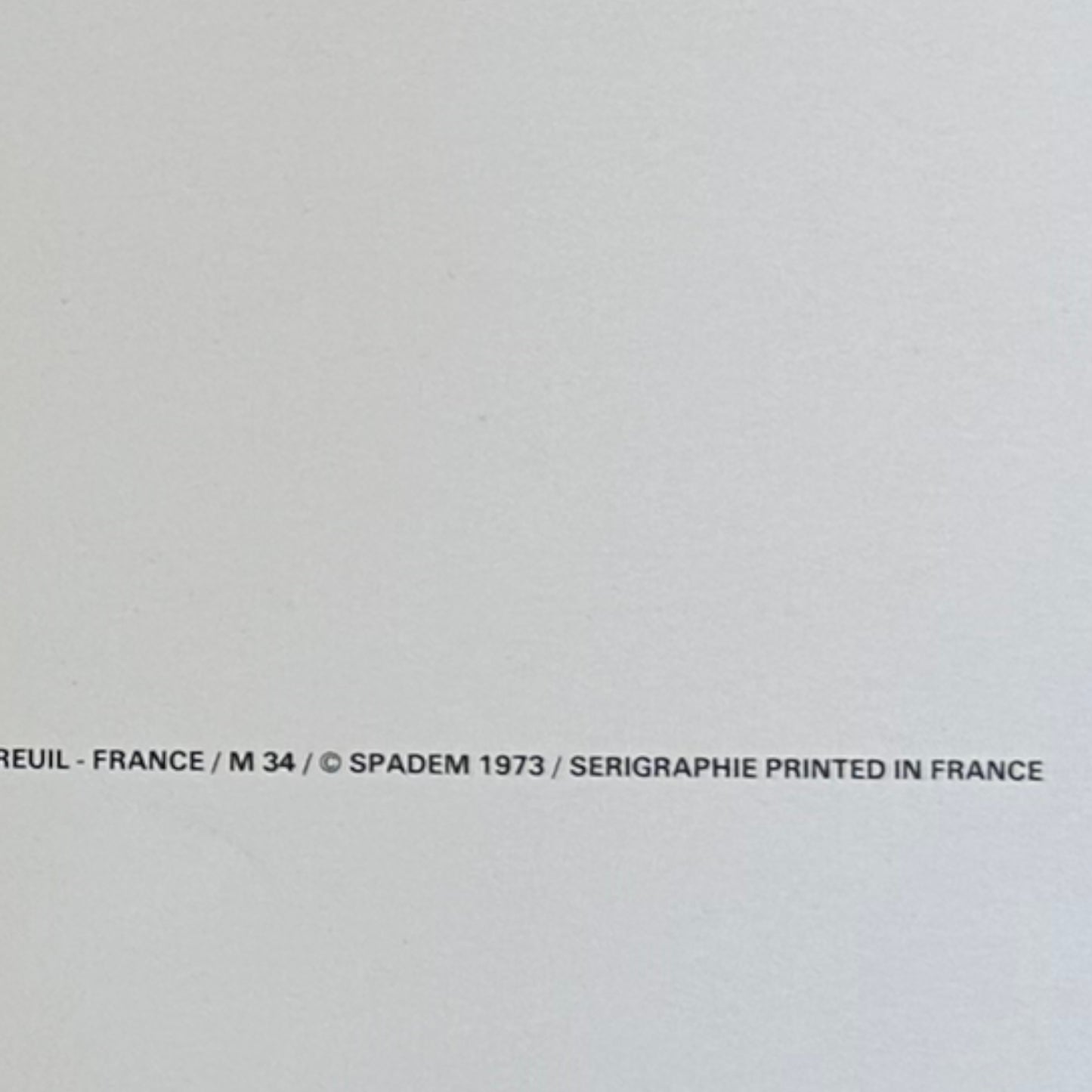 Henri Matisse - Weisse Palme auf Rotem Grund - Serigraphie - Spadem 1971