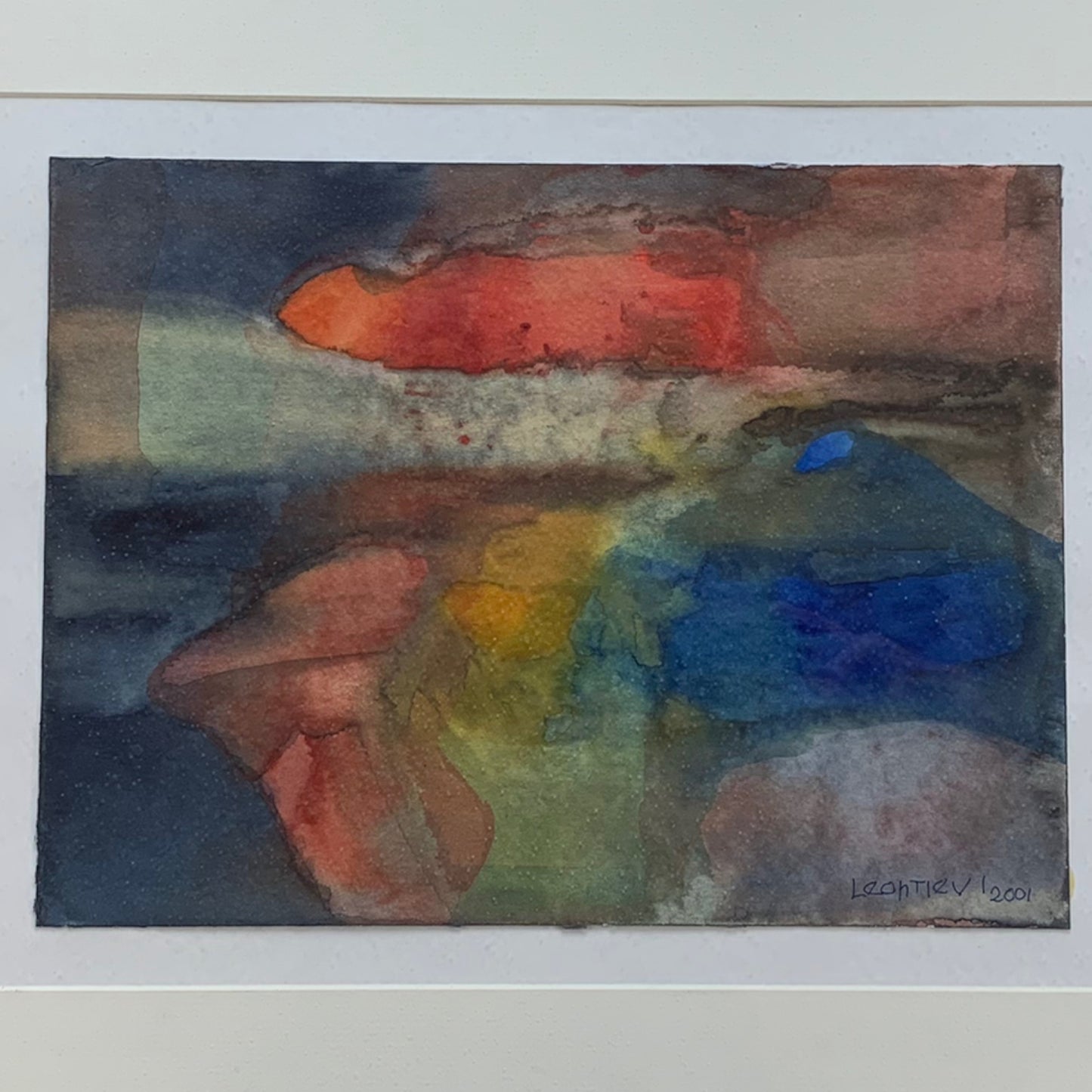 Igor Leontiev - Abstraktes Aquarell - 2001