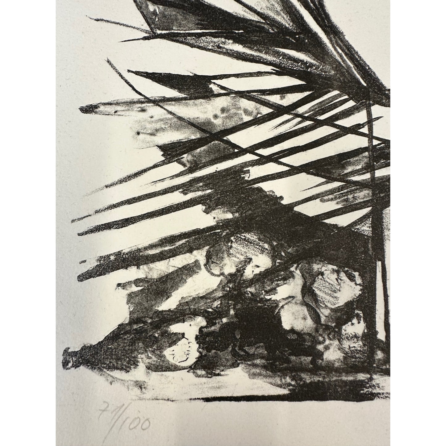 Unkown Artist - Lithographie - Schwan - 71/100
