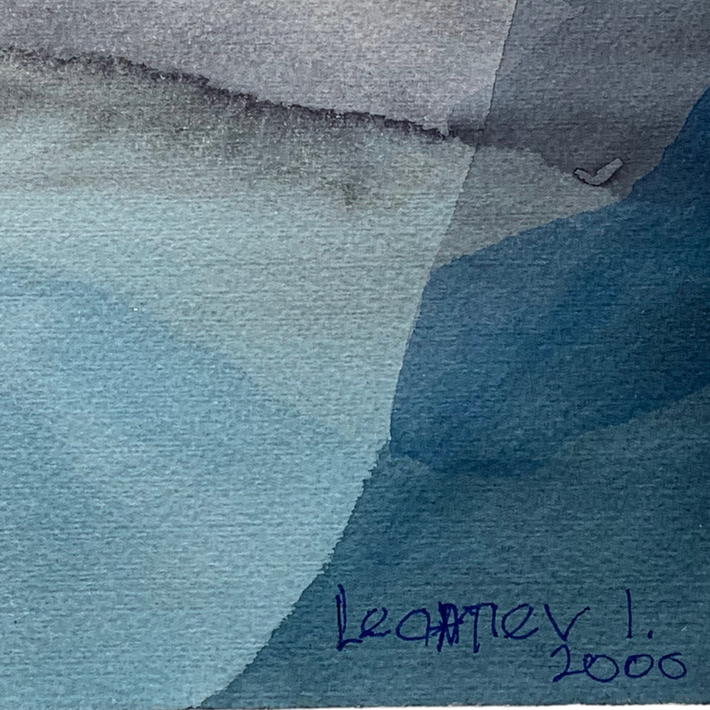 Igor Leontiev - Abstraktes Aquarell Gemälde - 2000 - gerahmt