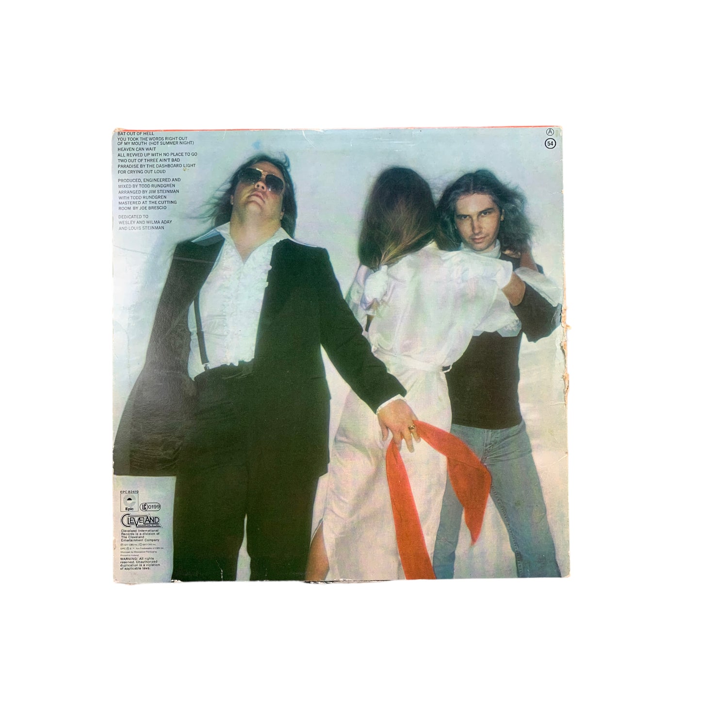 Meat Loaf - Bat out of Hell - Vinyl - LP - Schallplatte - 1977