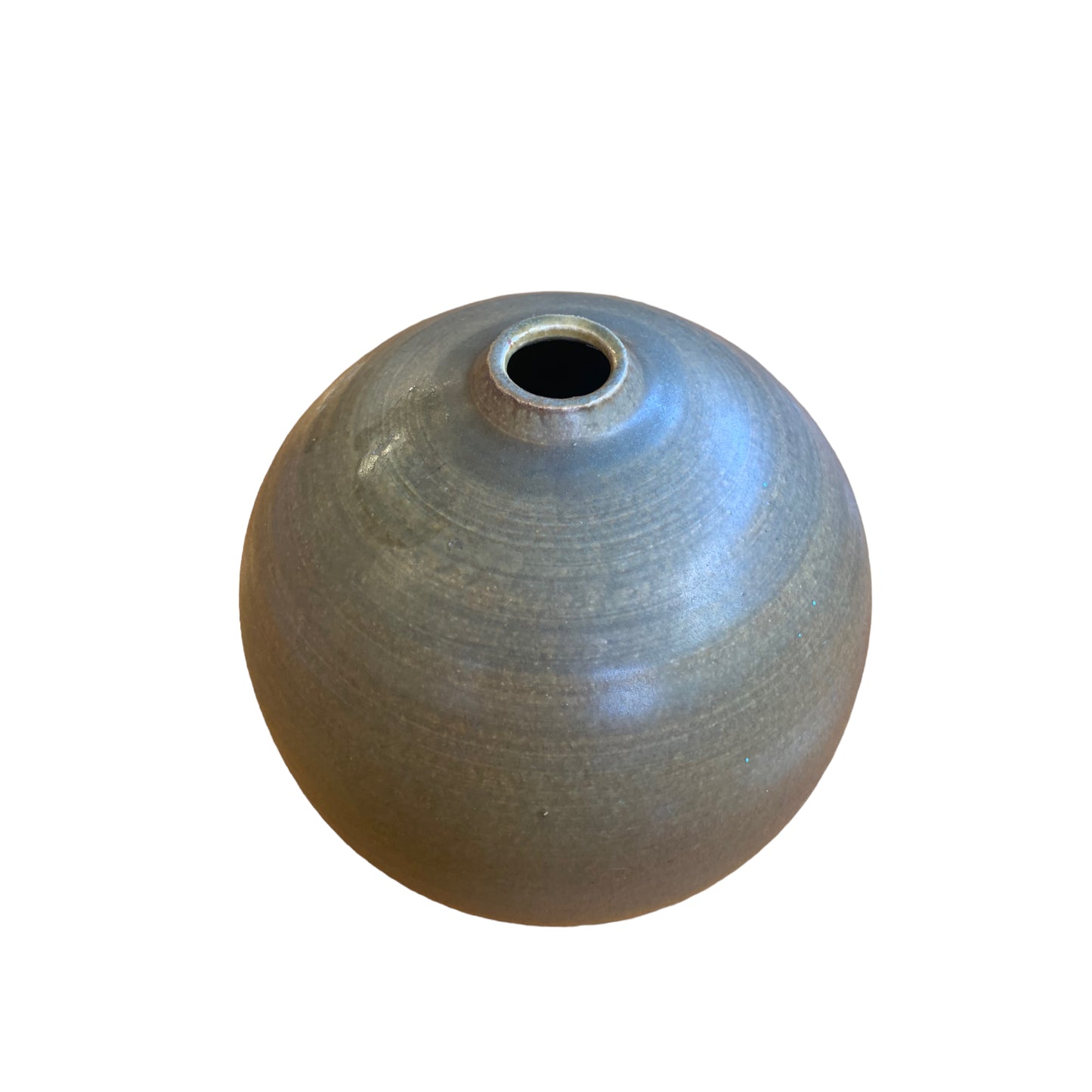 vintage Keramik Rundvase Vase - 70er Jahre