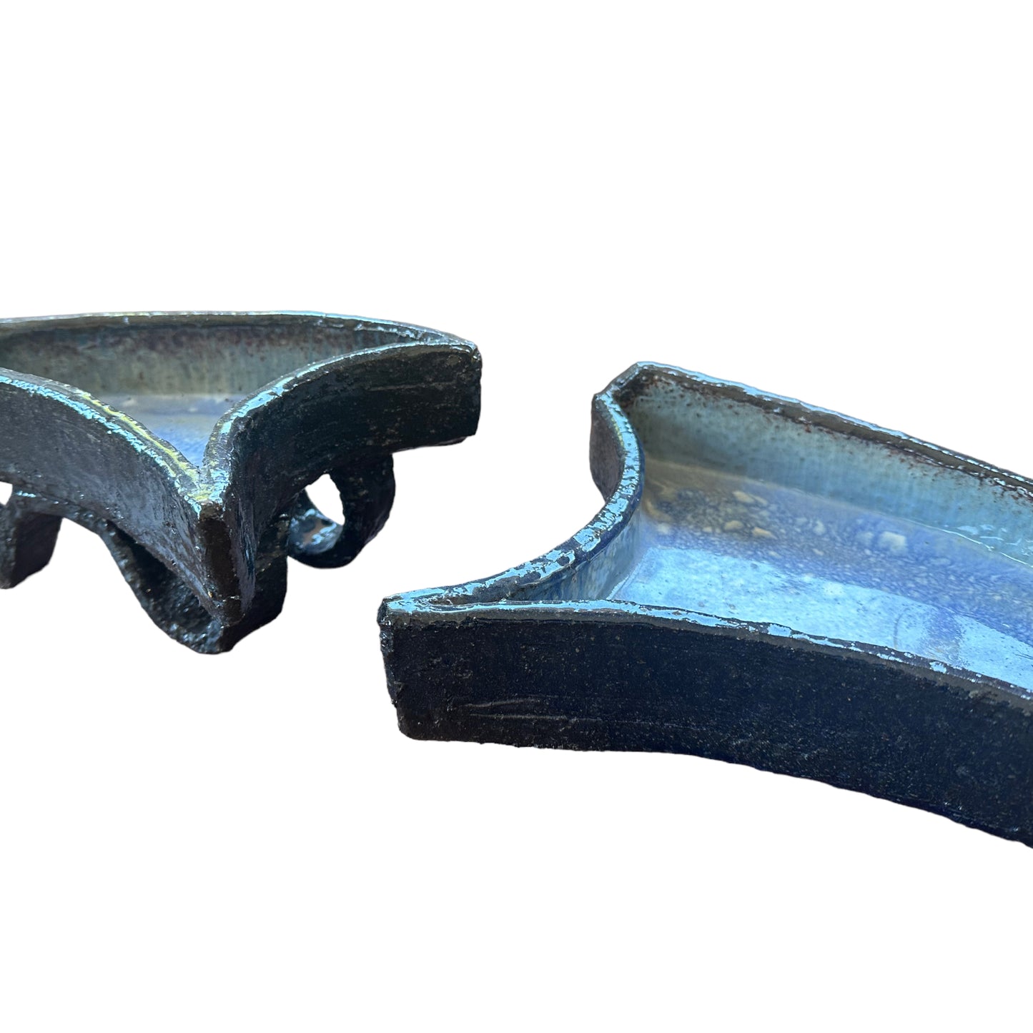 vintage Arty Keramikschalen Set - 2 Schalen