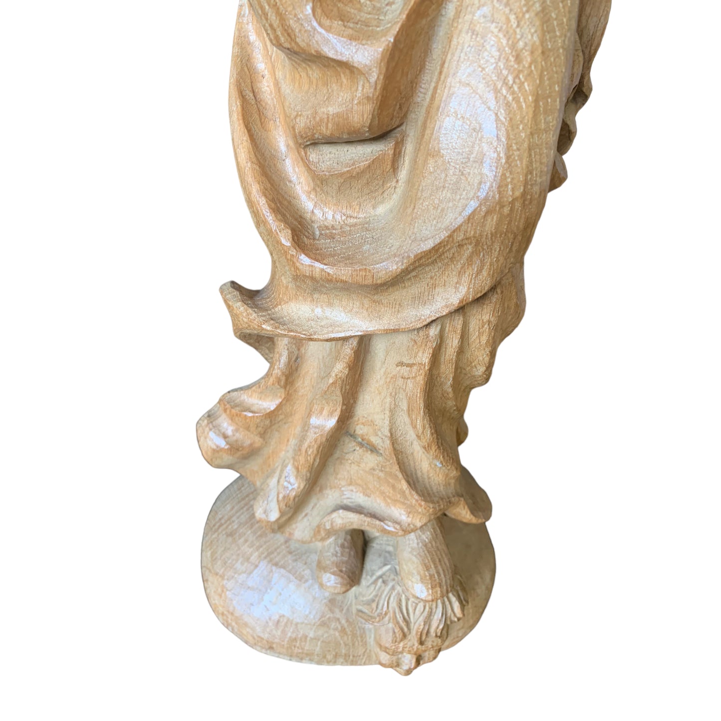 Vintage Mariafigur Madonna Holzfigur Figur