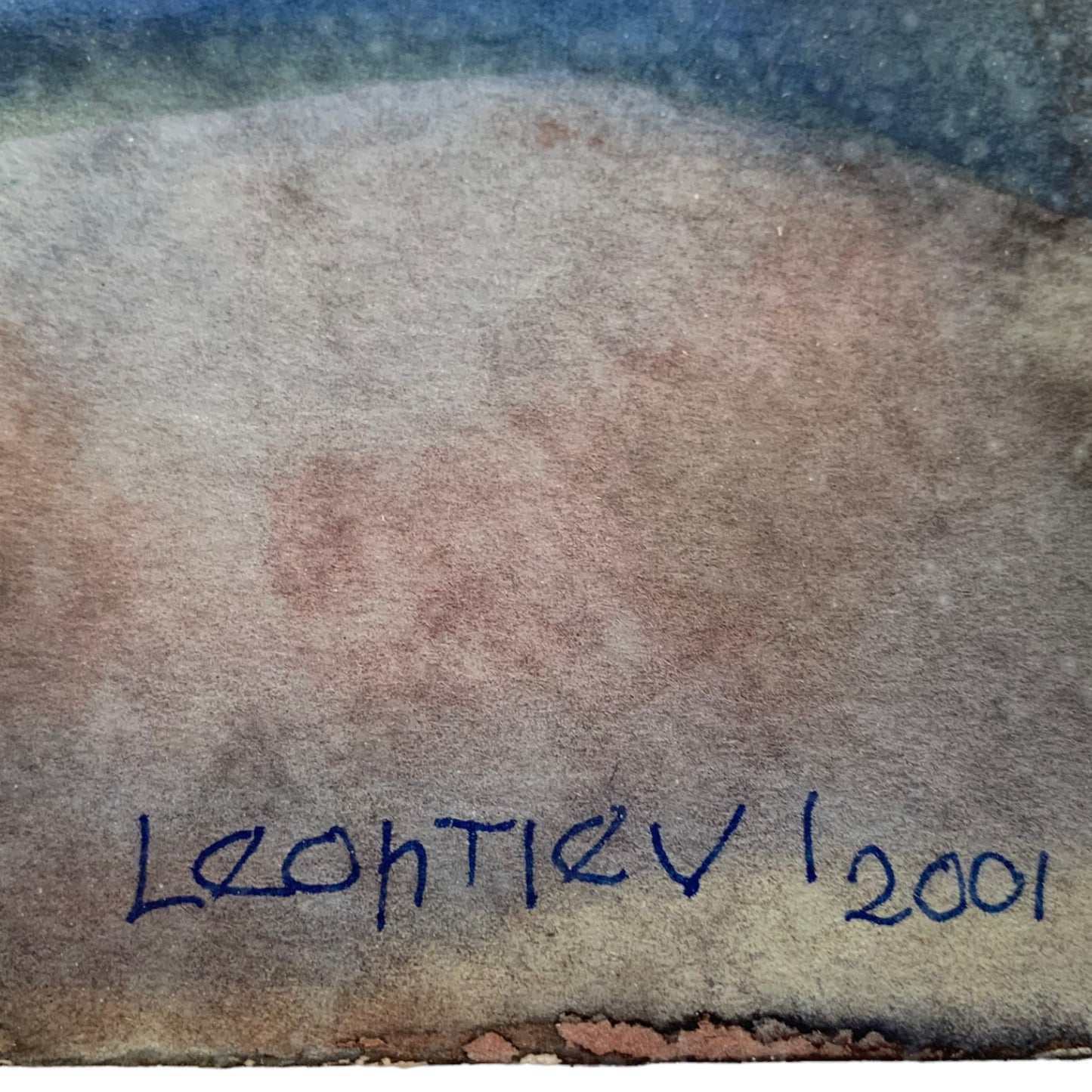 Igor Leontiev - Abstraktes Aquarell - 2001