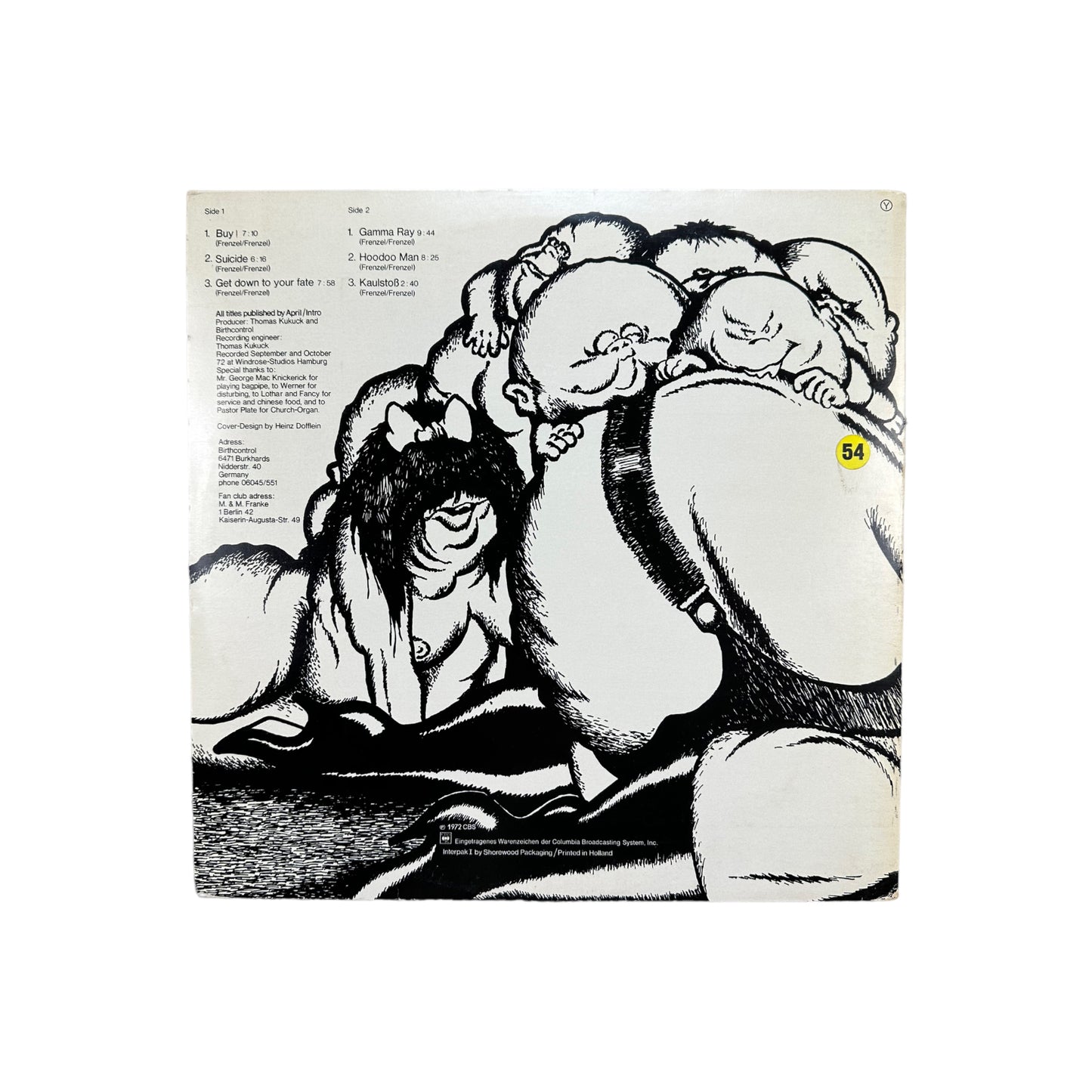 Birthcontrol - Hoodoo Man - Vinyl - LP - Schallplatte - 1972