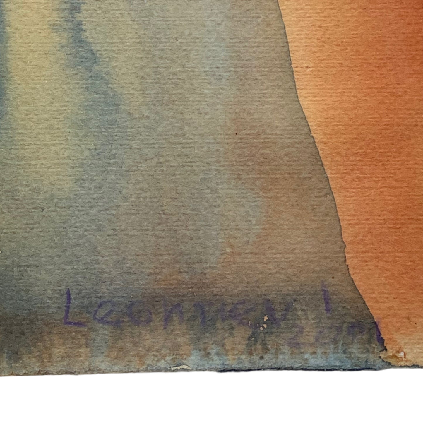 Igor Leontiev - Abstraktes Aquarell Gemälde - 2000 - gerahmt