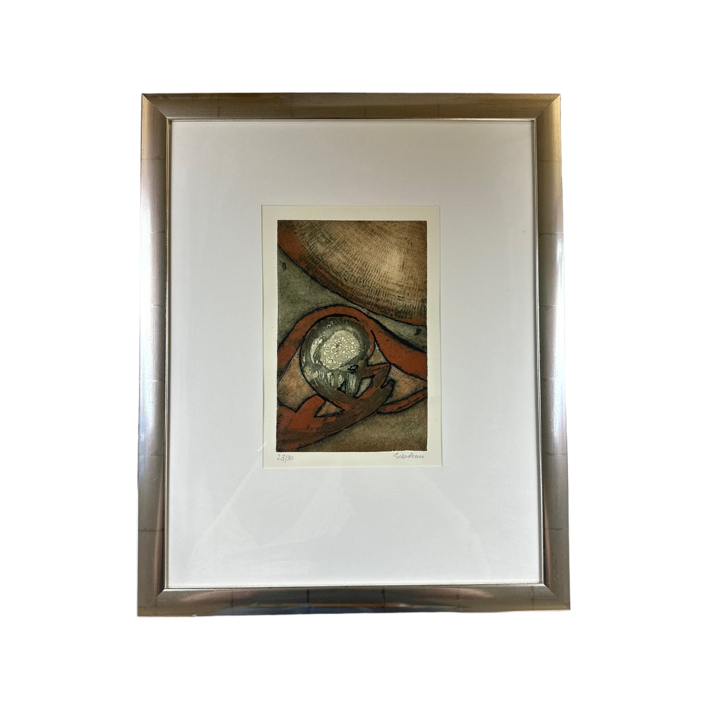 Unknown Artist - Abstraktes Bild - mit Rahmen