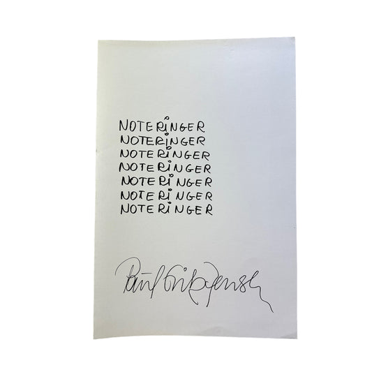 Poul Erik Jensen - Noteringer - Grafikmappe