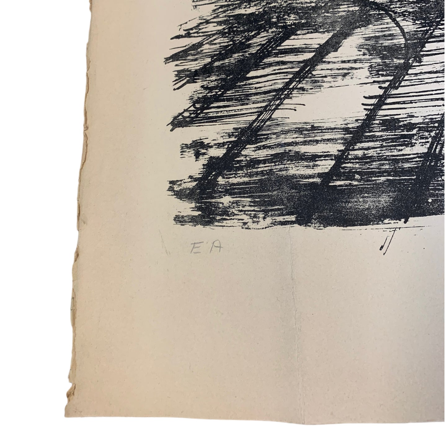 Ferry Ahrle - Signal und Schiene - Lithographie