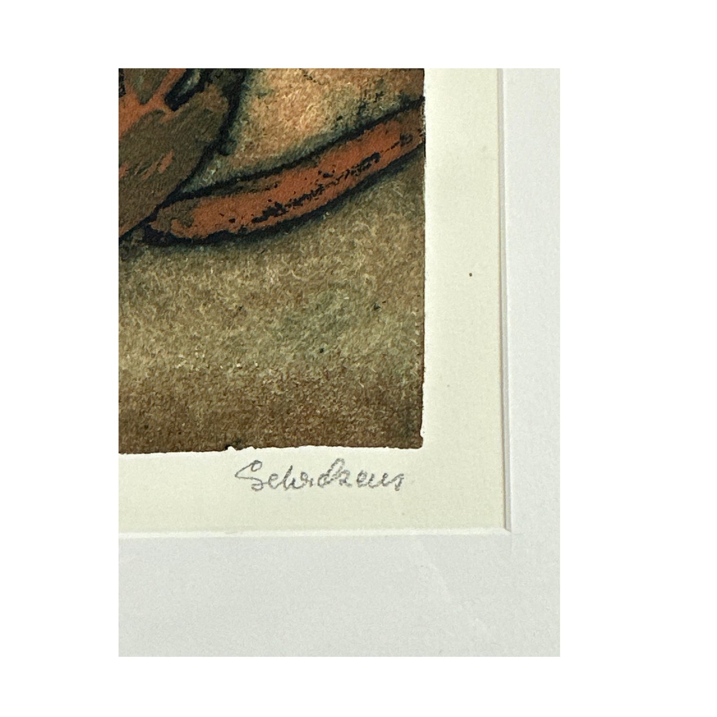 Unknown Artist - Abstraktes Bild - mit Rahmen