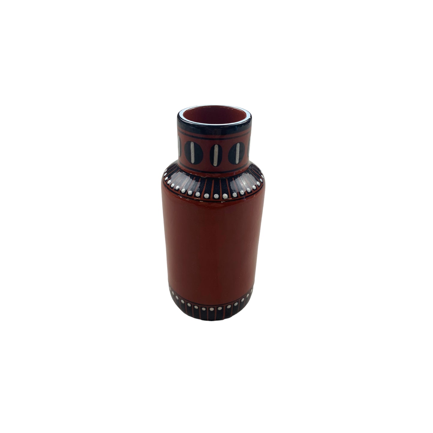 Kleine Osw. Bachmann 1912 vintage Vase - Handmalerei