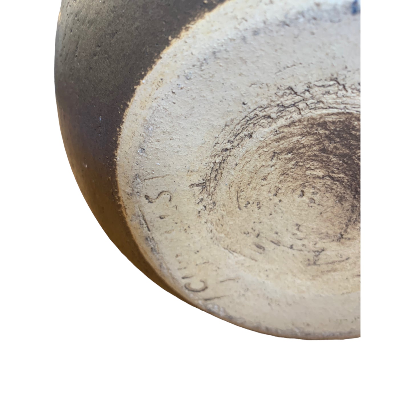 vintage Keramik Rundvase Vase - 70er Jahre