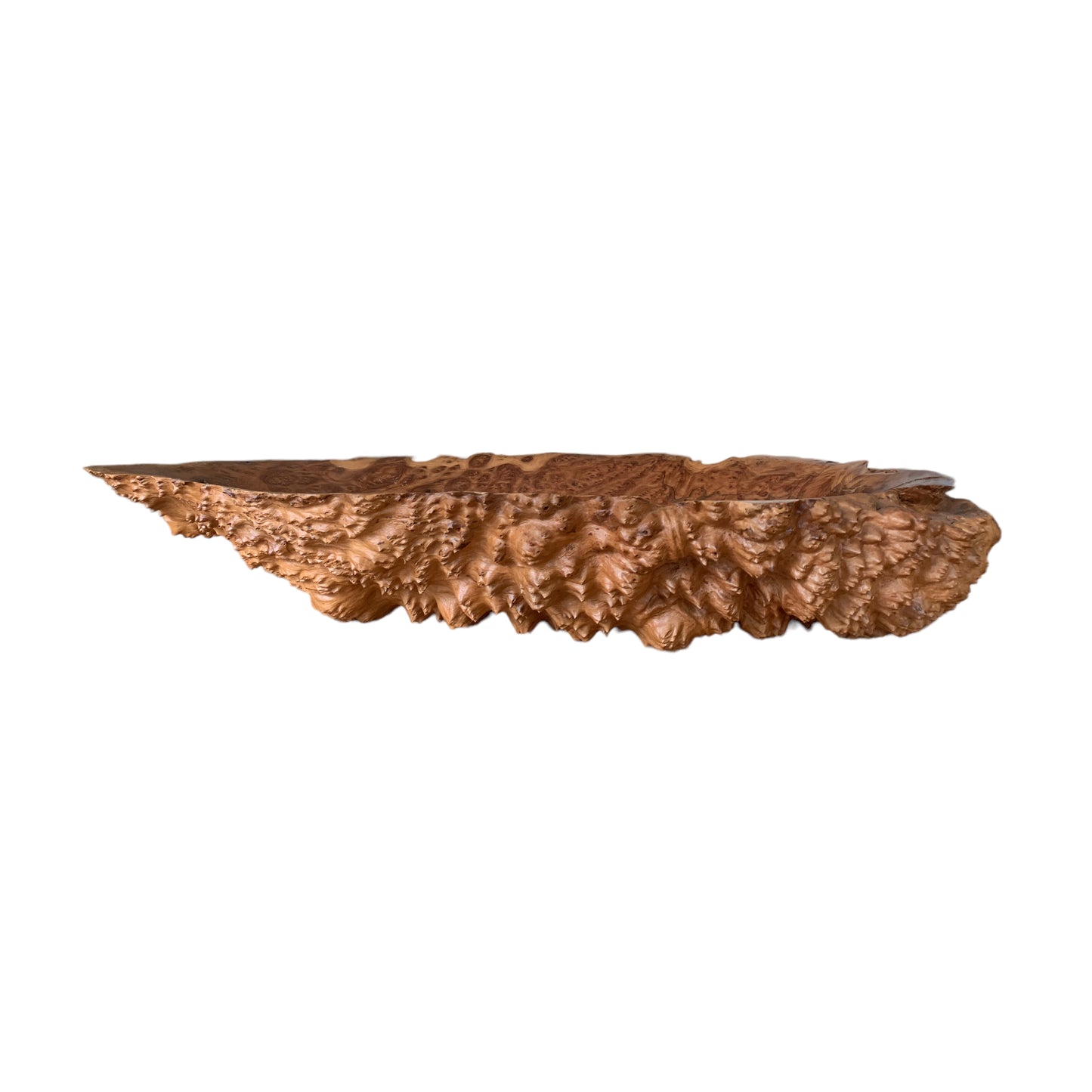 vintage arty Goldfields handcrafted Black Burl Holzschale - Schale