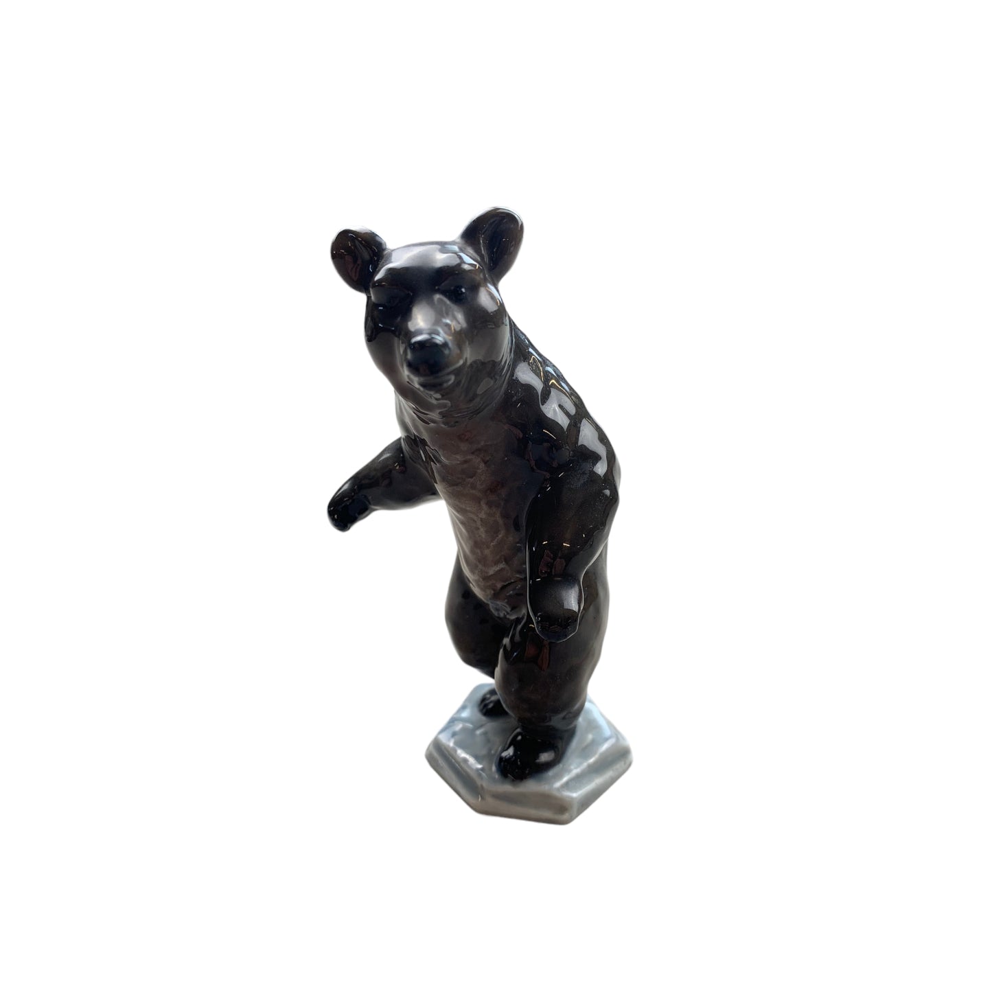 Rosenthal Braunbär Porzellanfigur stehender Bär Figur Heidenreich