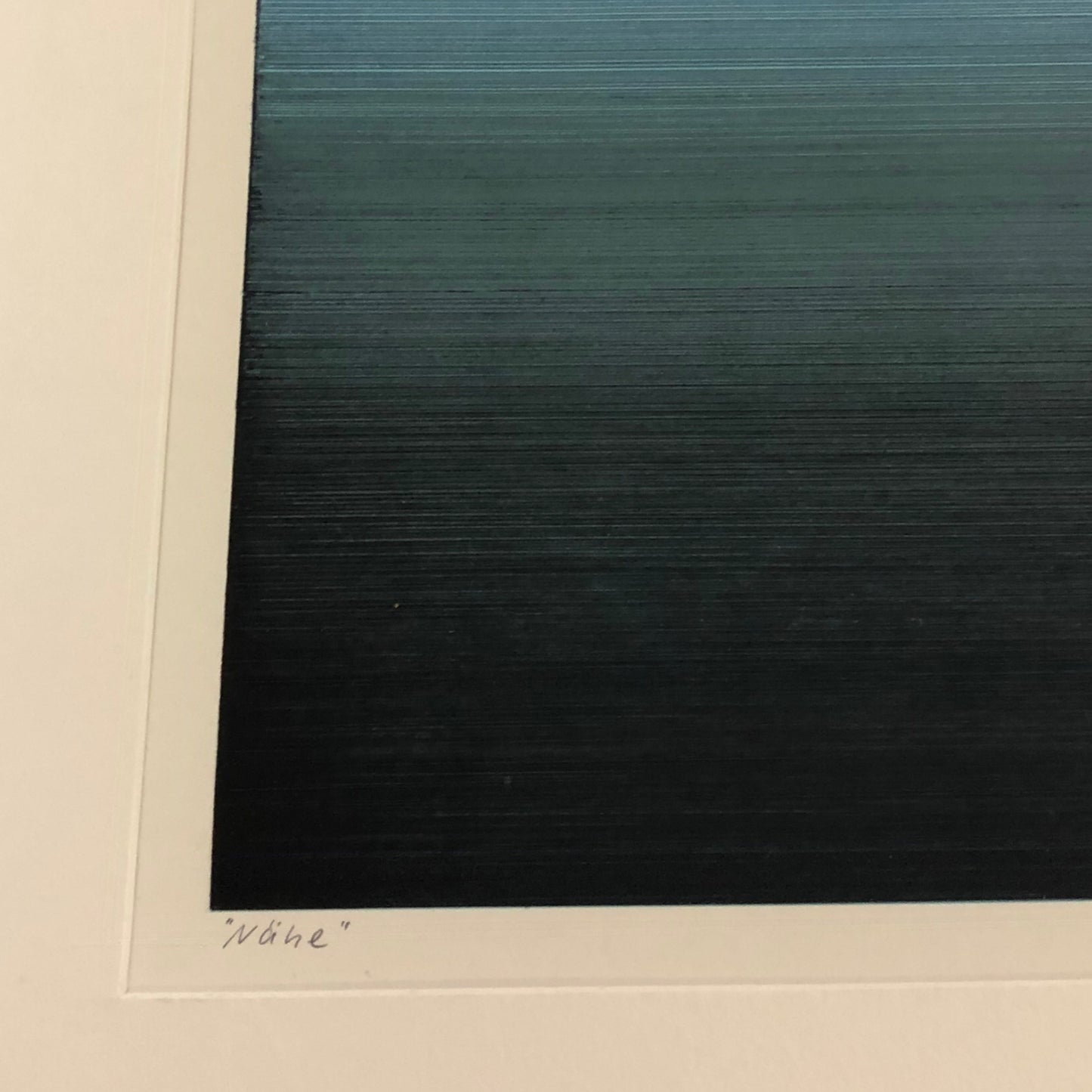 Unknown Artist - "Nähe" - Abstraktes Bild - 1978 - gerahmt