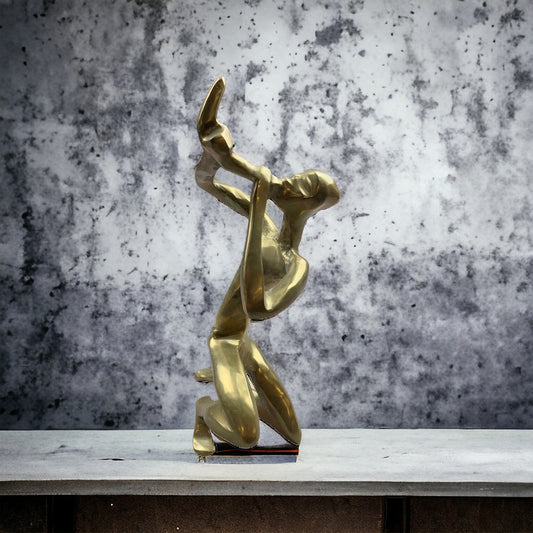 Vintage Home Decor Bronze Figur Schlangenbeschwörer
