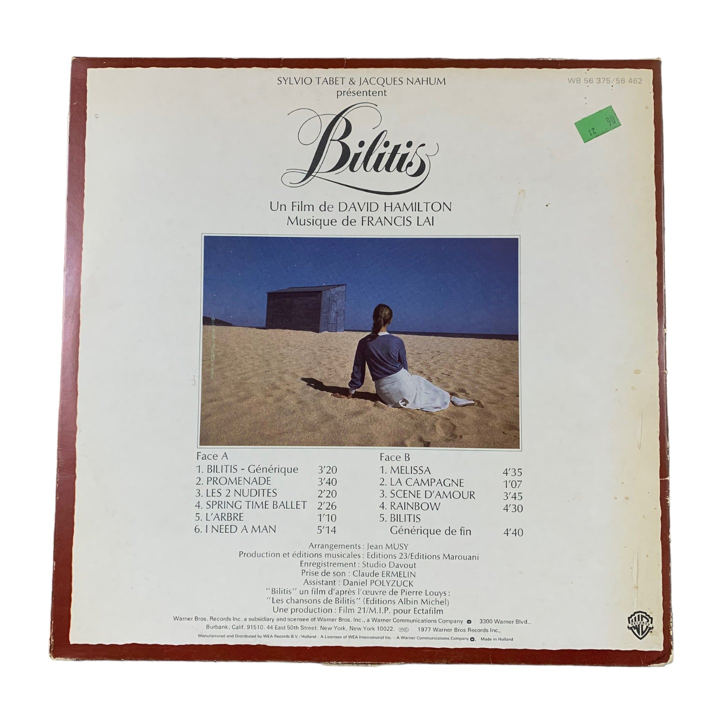 David Hamilton - Bilitis - Vinyl - LP - Schallplatte - 1977