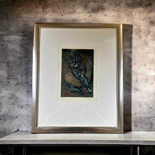 Unknown Artist - Abstraktes Bild - mit Rahmen