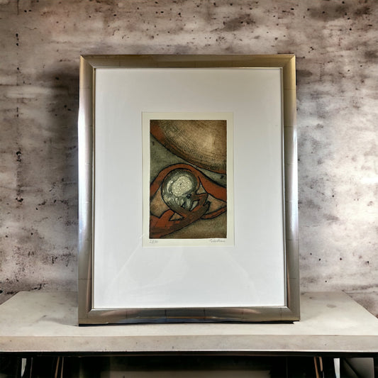 Unknown Artist - Abstraktes Bild - mit Rahmen