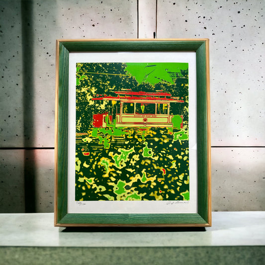 Unknown Artist  - Bahnen der Stadt Bonn - gerahmt