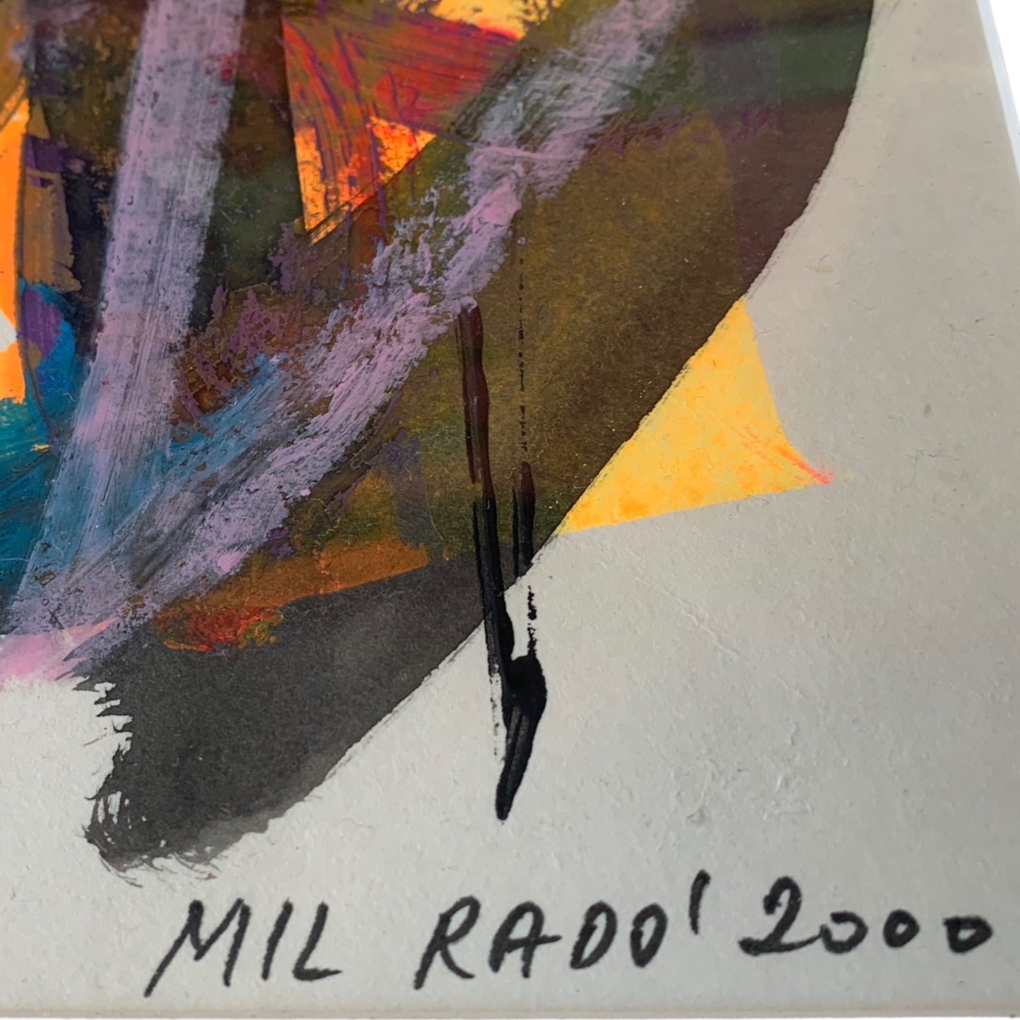 Mil Rado - Abstraktes Gemälde - 2000